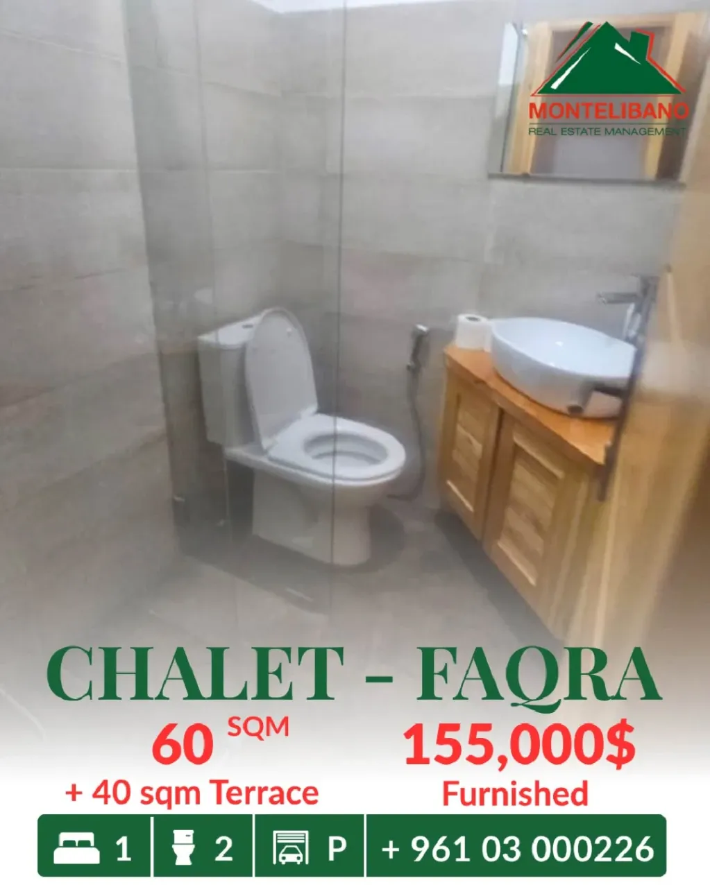 Chalet for sale in Faqra, Lebanon