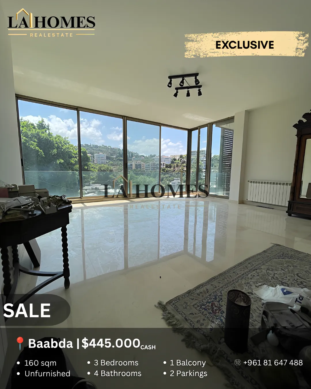 Apartment for sale in Baabda, lebanon