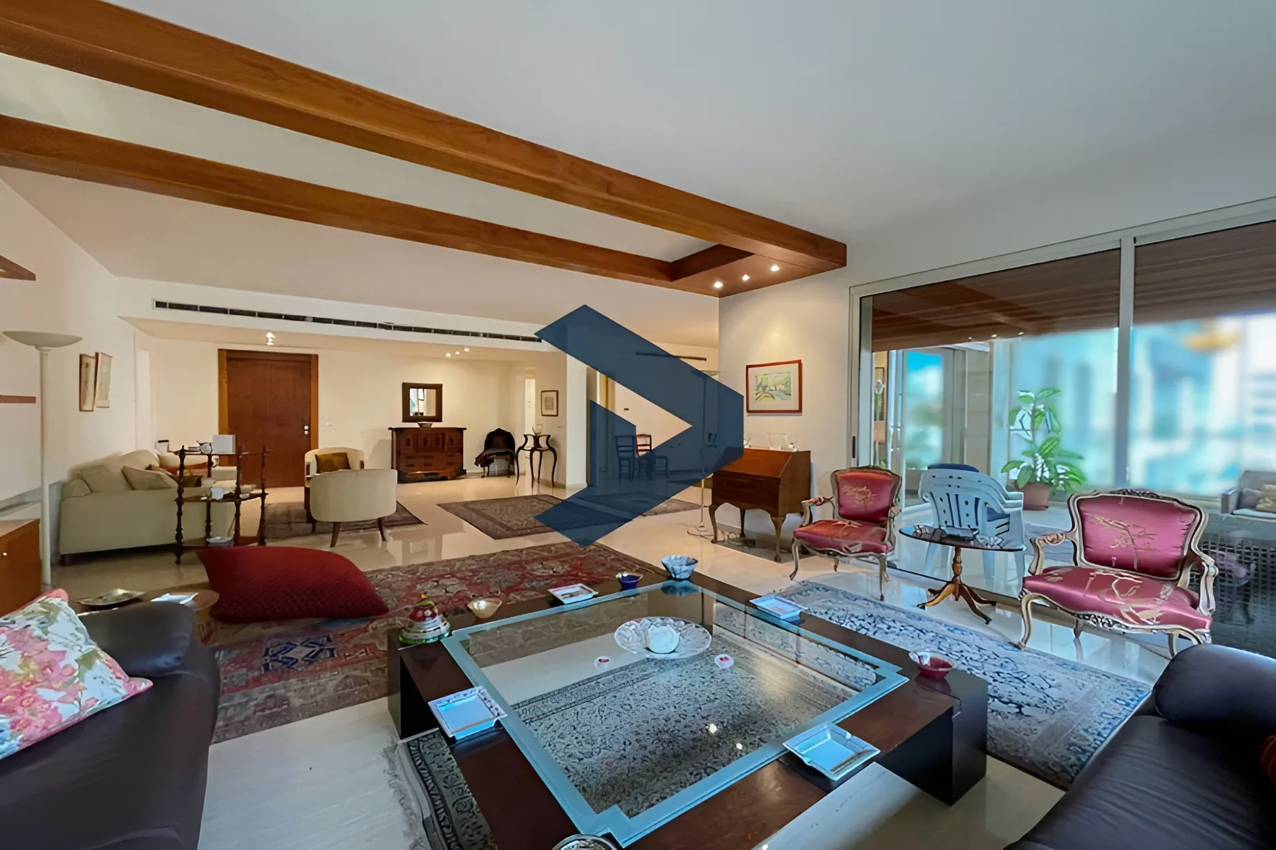 Apartment for rent in Caree d'or, Achrafieh, Lebanon - 3 bed, 5 bath