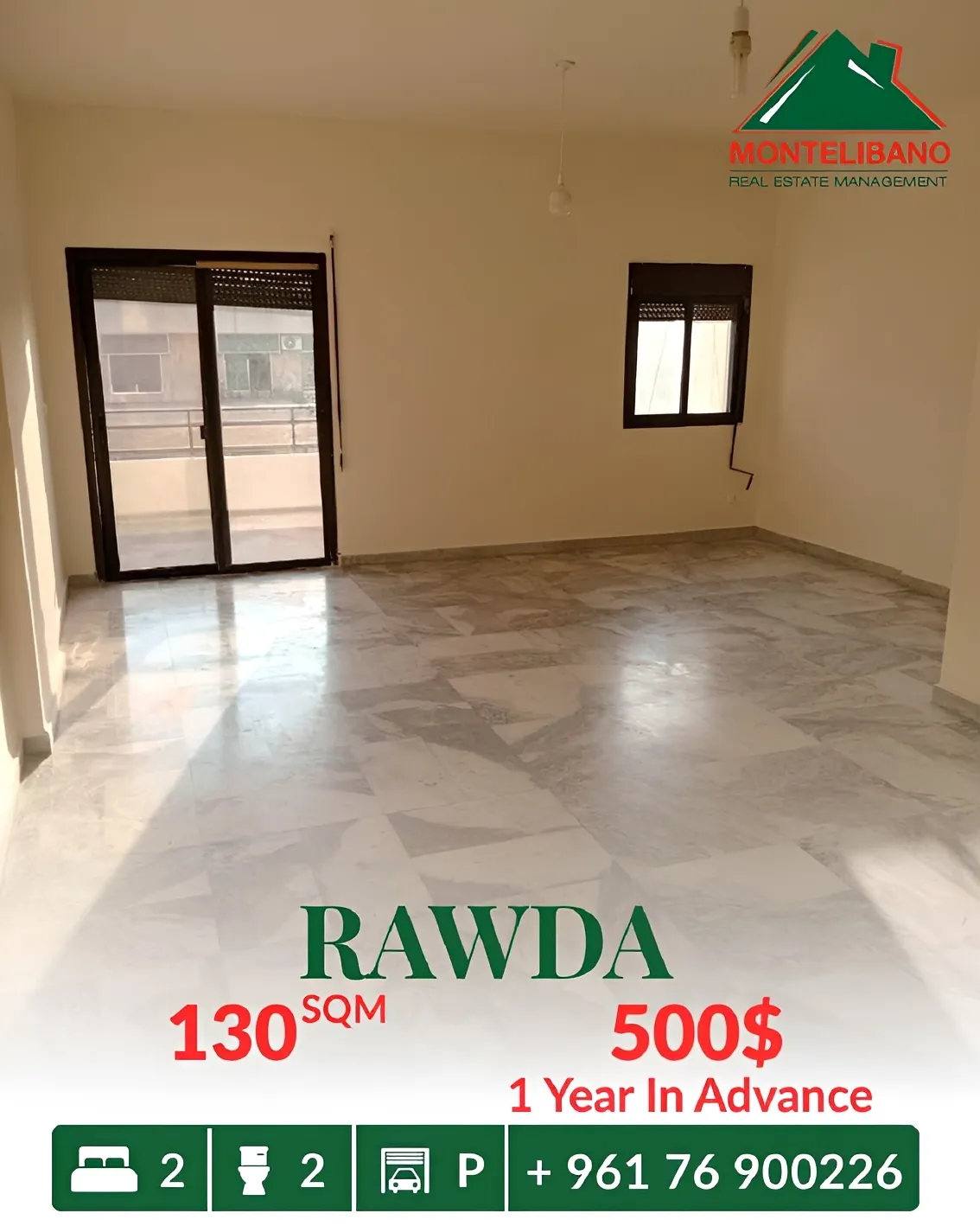 Apartment for rent in Rawda, Metn, Lebanon