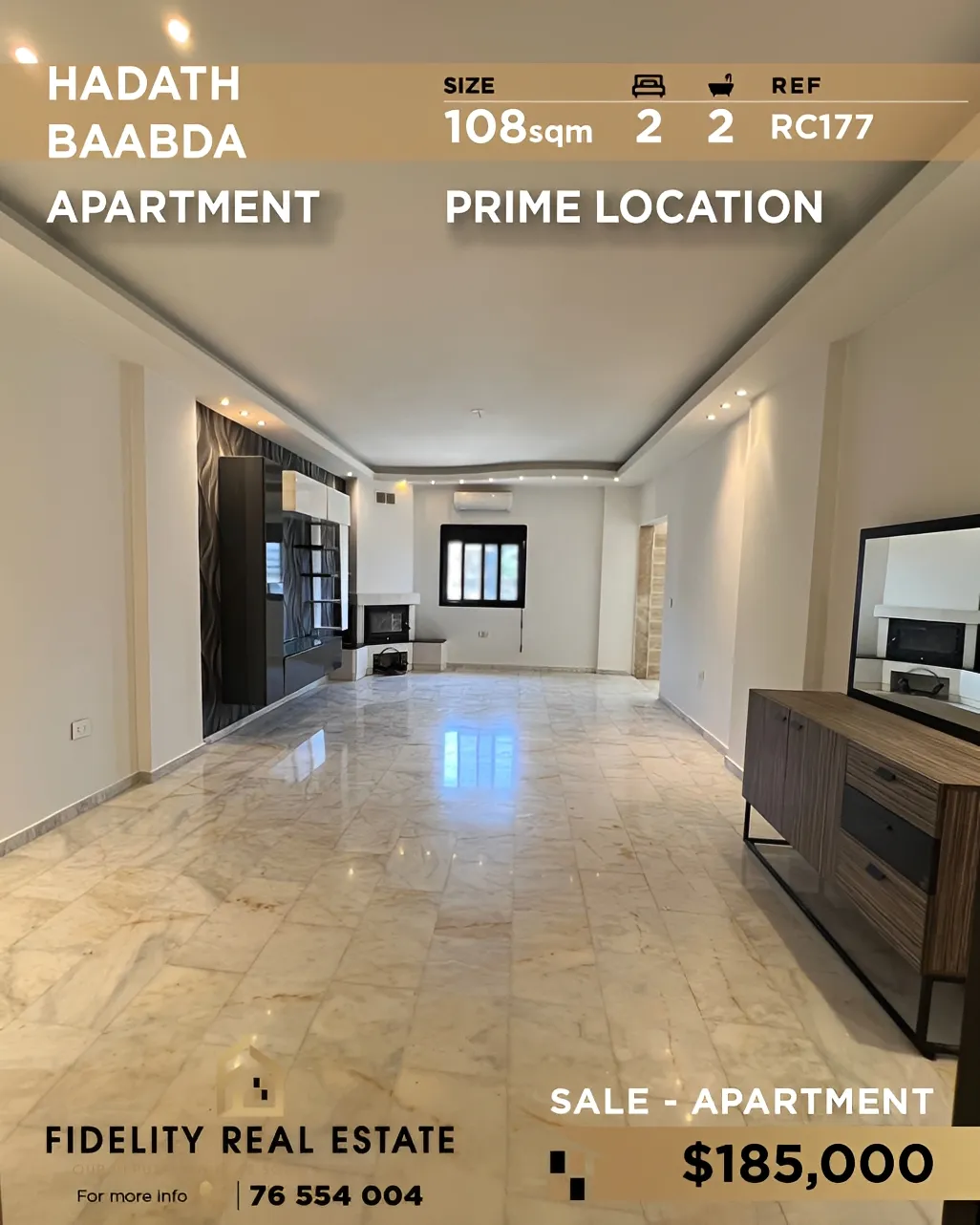 Apartment for sale in Hadath, Lebanon