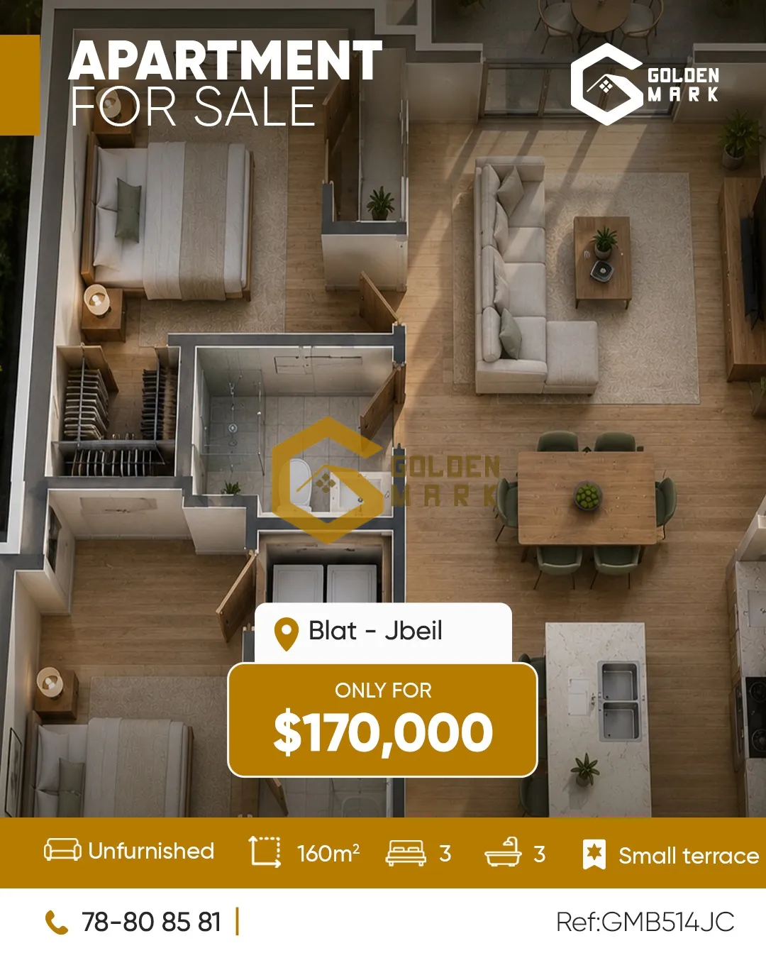 Apartment for Sale in Blat