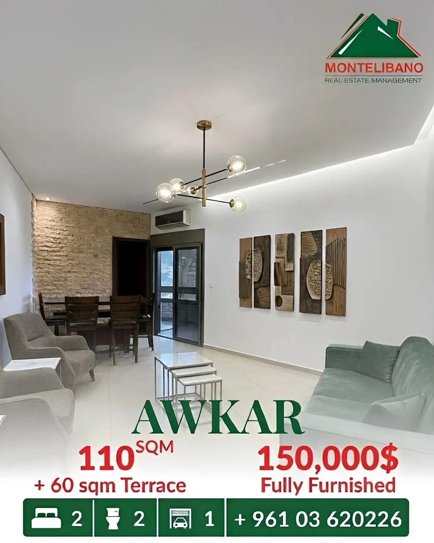 Apartment for sale in Beit Aaoukar