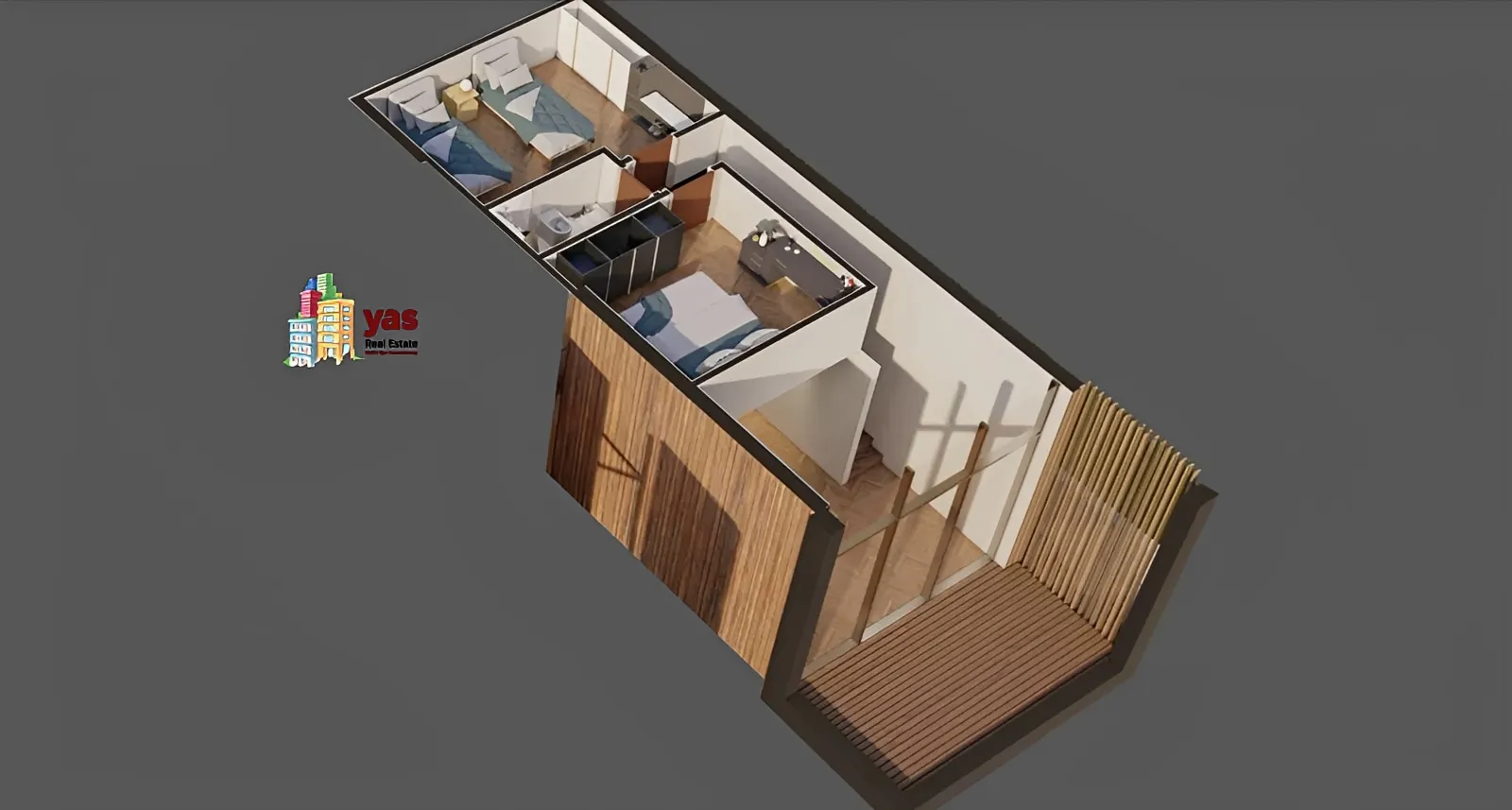 Apartment for Sale in Faraya - 2 bed, 3 bath