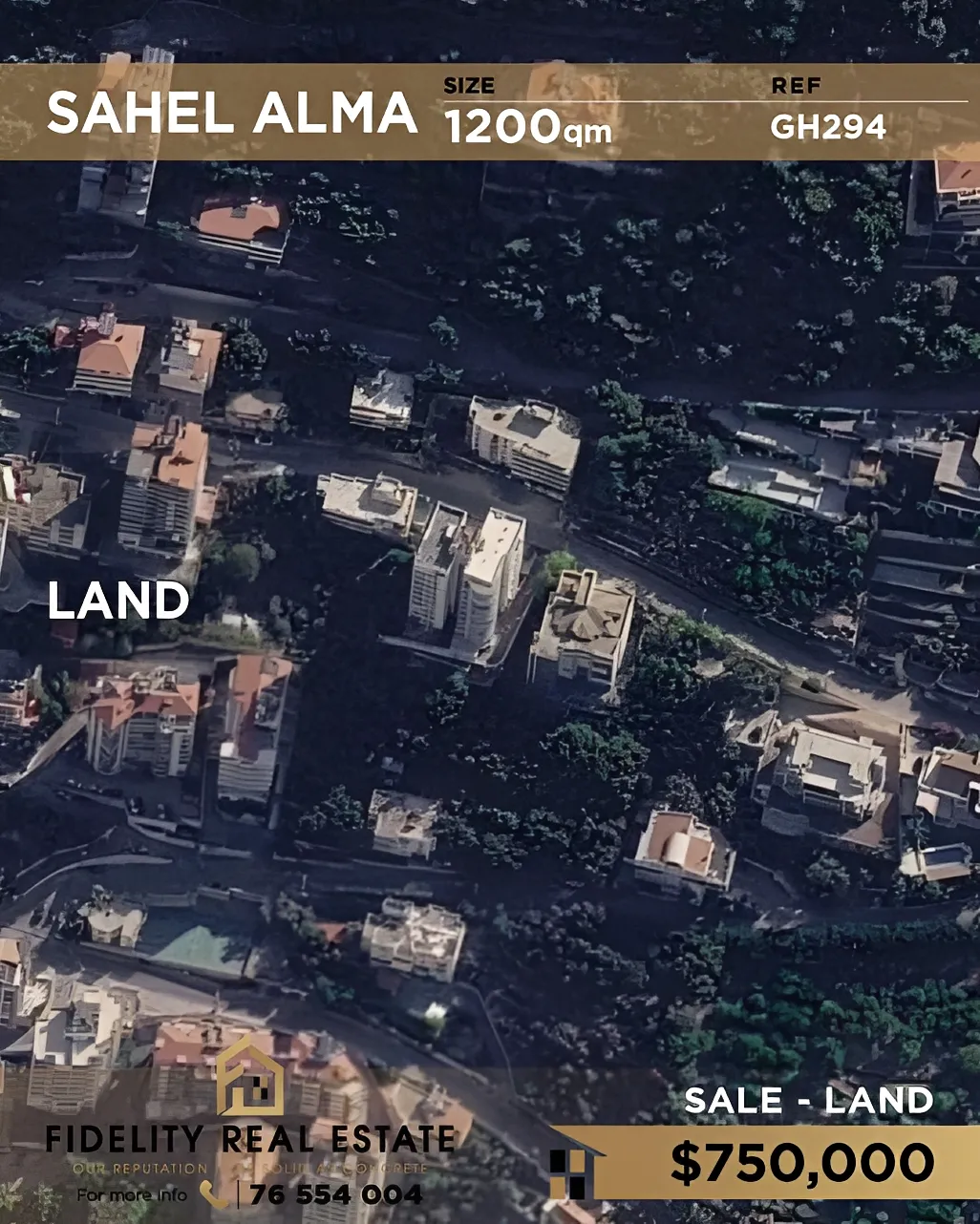 Residential Land for sale in Sahel Aalma, Lebanon