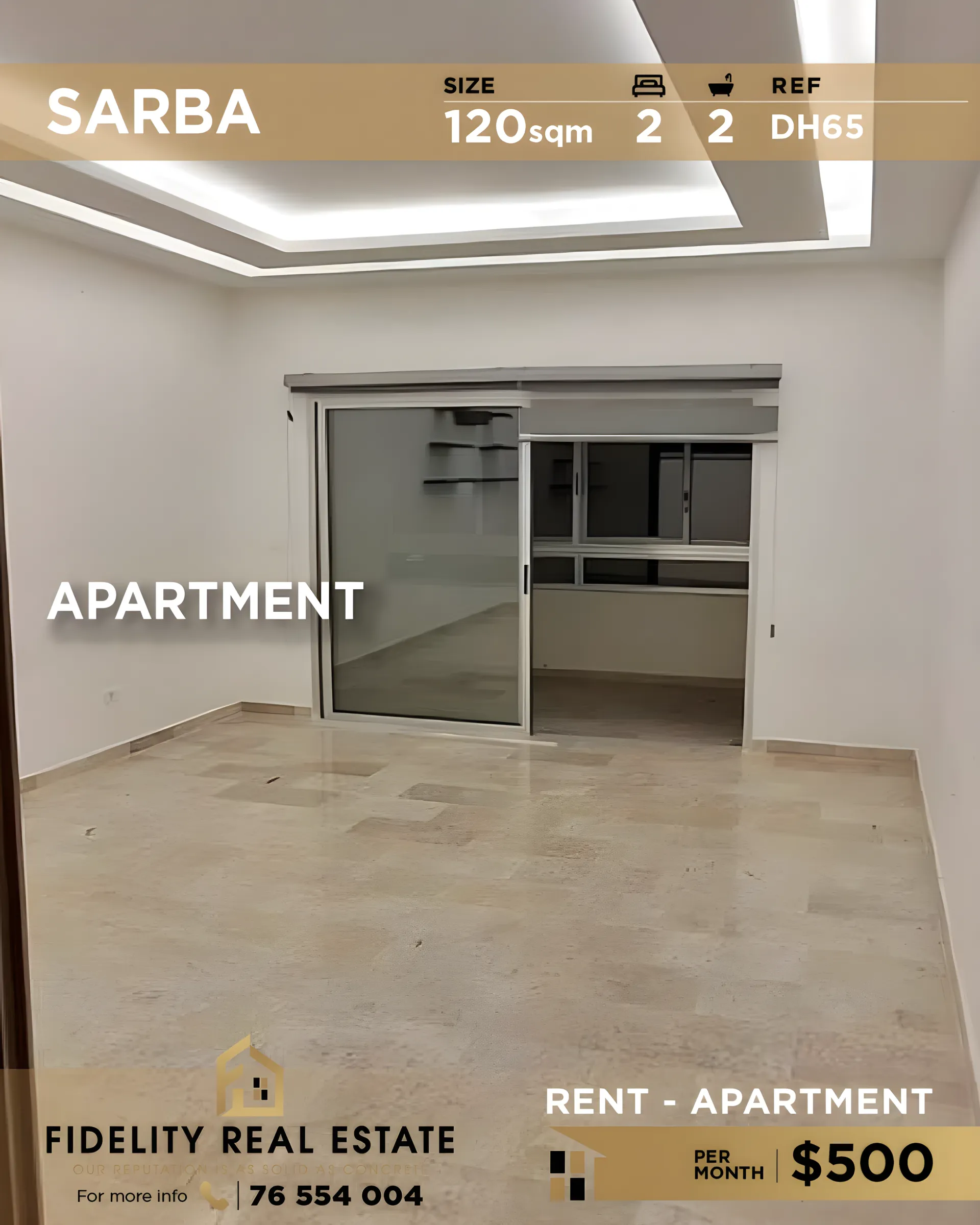 Apartment for rent in Sarba, Lebanon - 2 bed, 2 bath