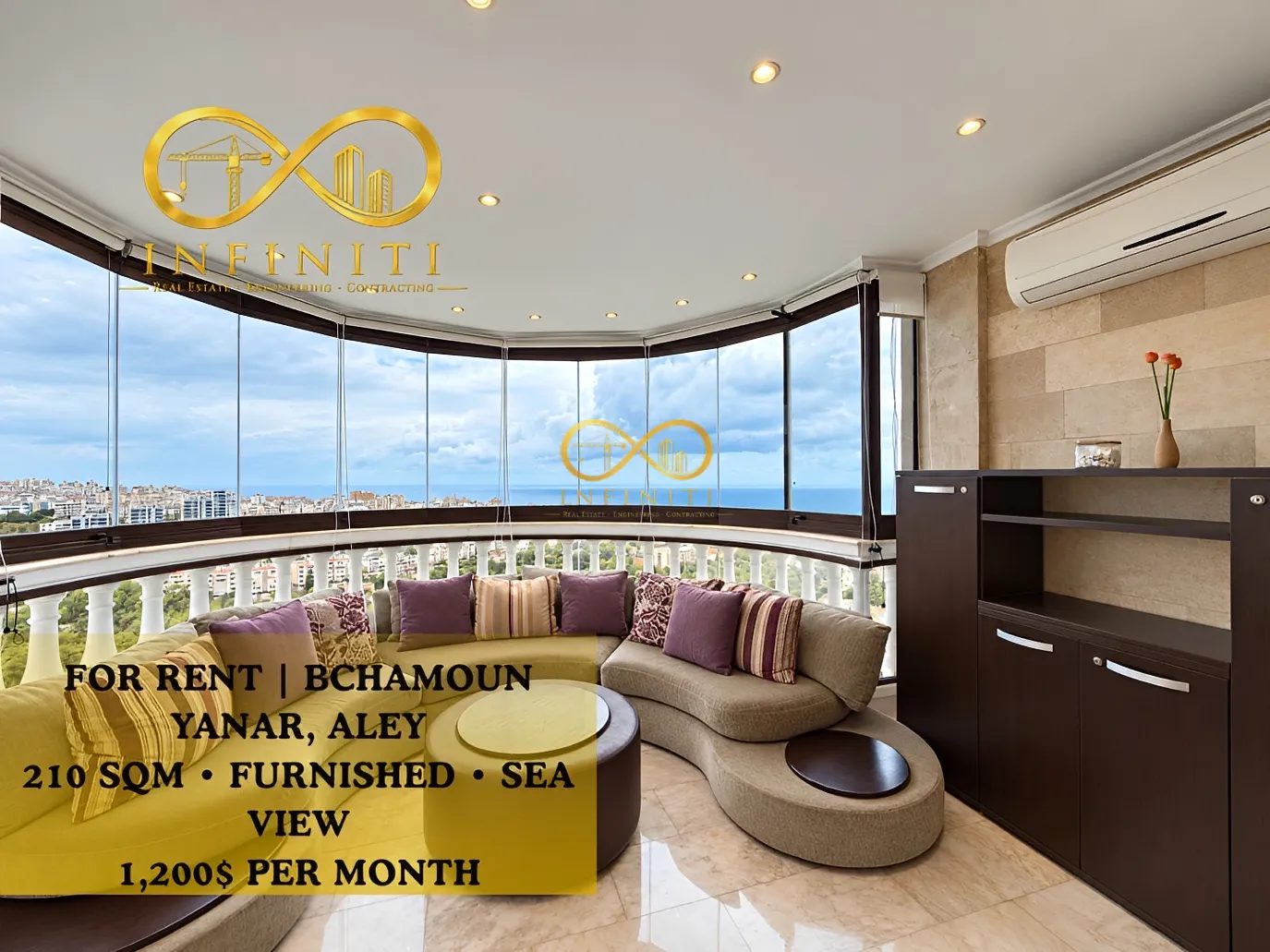 Apartment for rent in Bchamoun