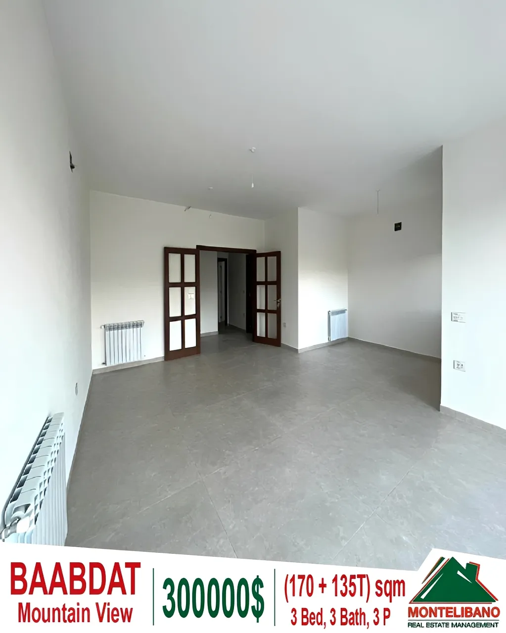 Apartment for Sale in Baabdat, Lebanon