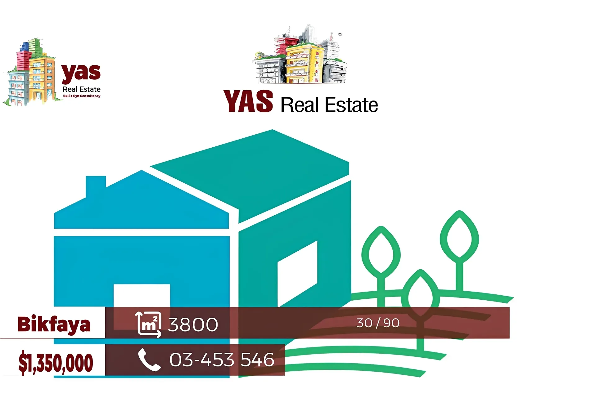 Land for Sale in Bikfaya