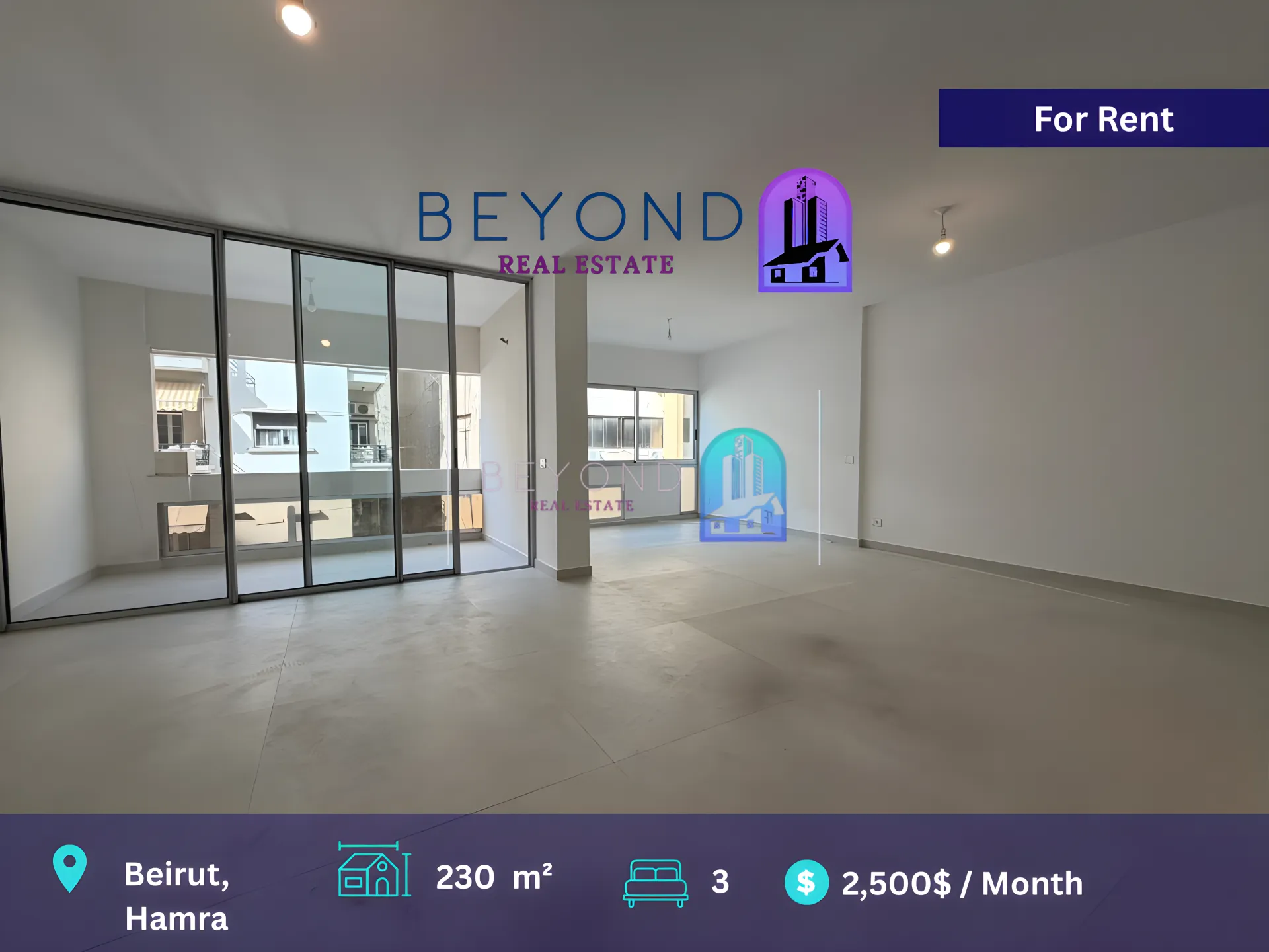 Apartment for rent in Hamra, Beirut, Lebanon