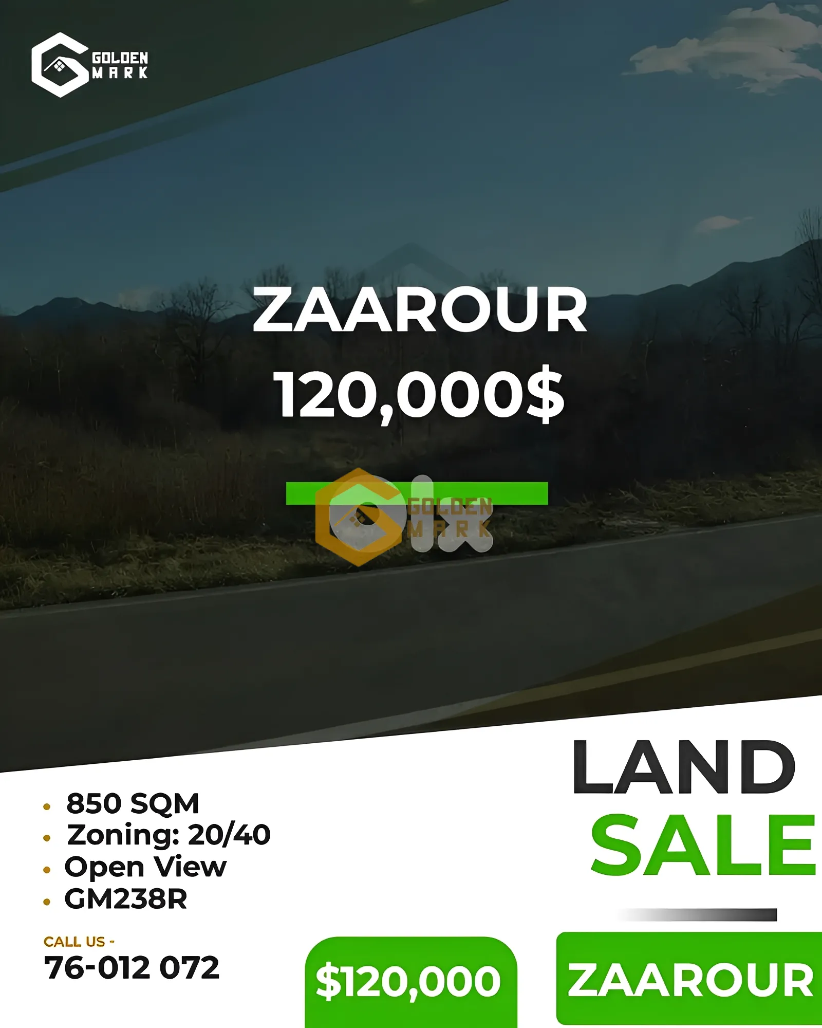 Land for Sale in Zaarour، Lebanon