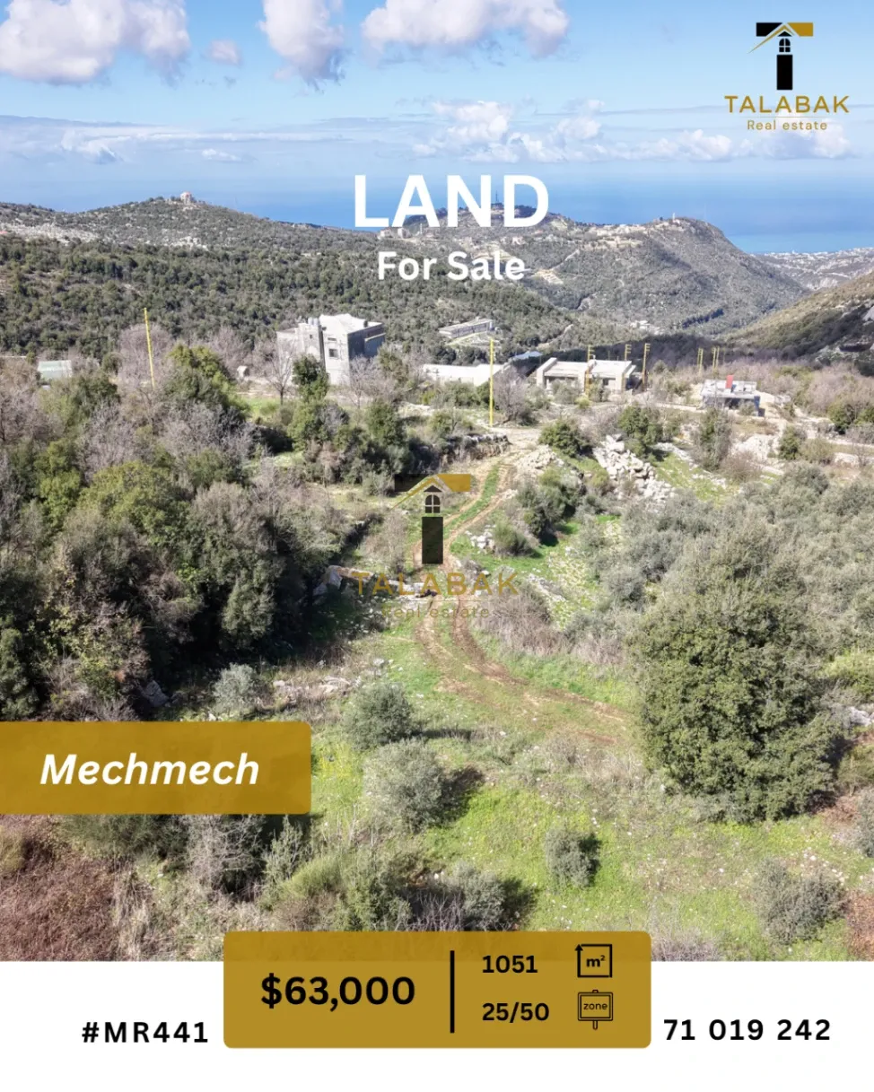 Residential Land for sale in Mechmech, Aaouayni, Lebanon