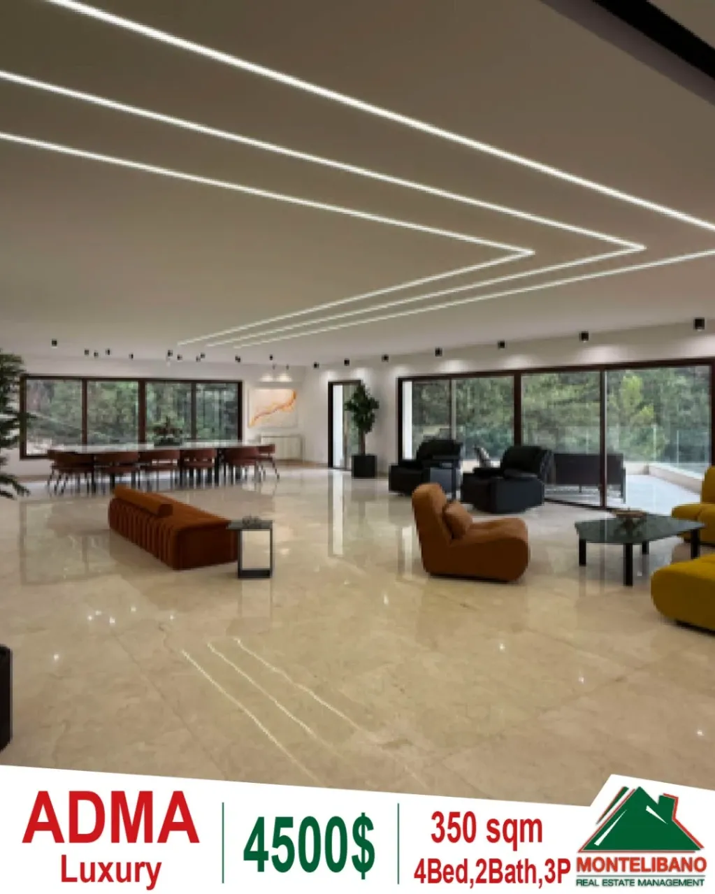 Apartment for rent in Adma w Dafnah, Lebanon