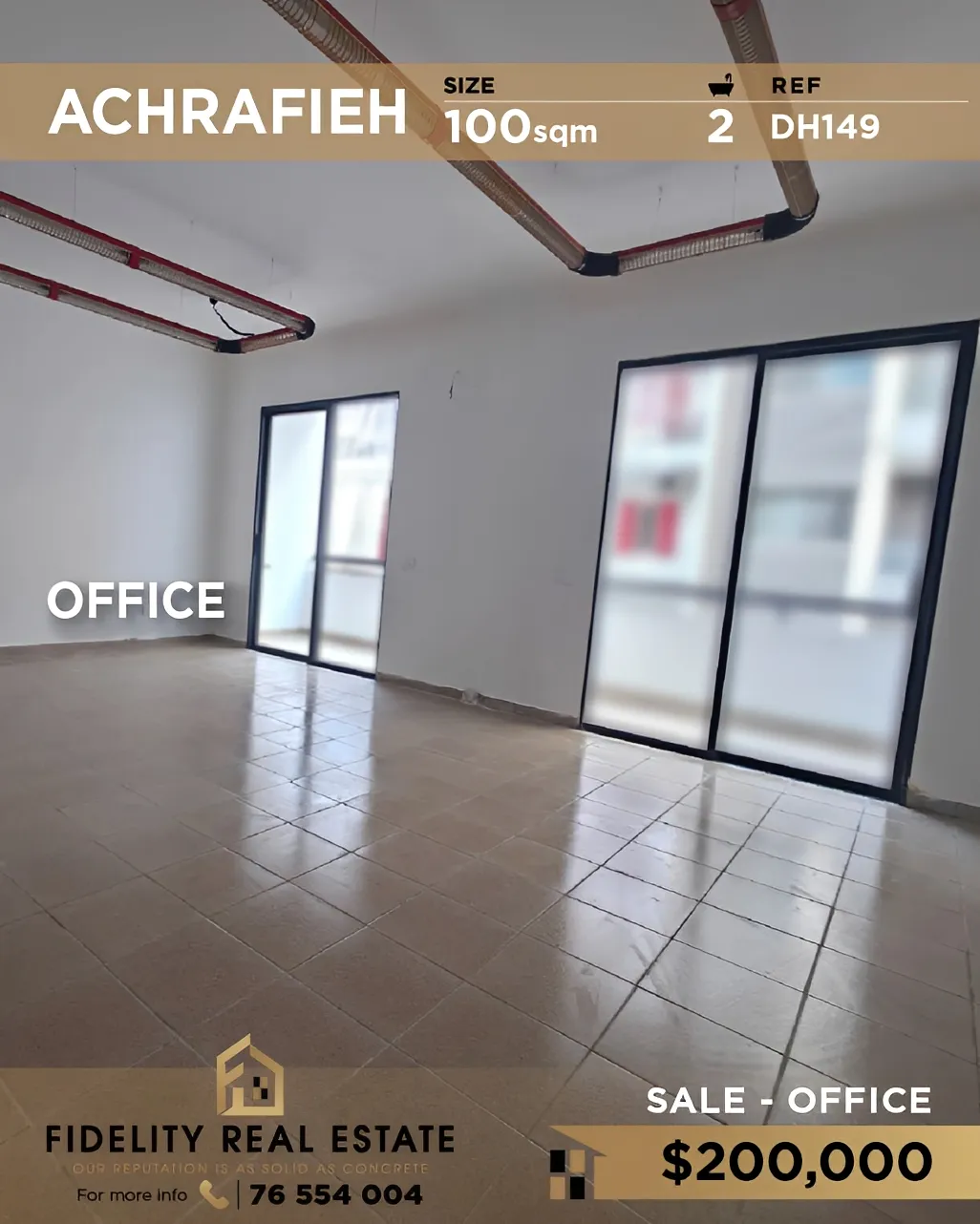 Office for sale in Achrafieh, Beirut, Lebanon