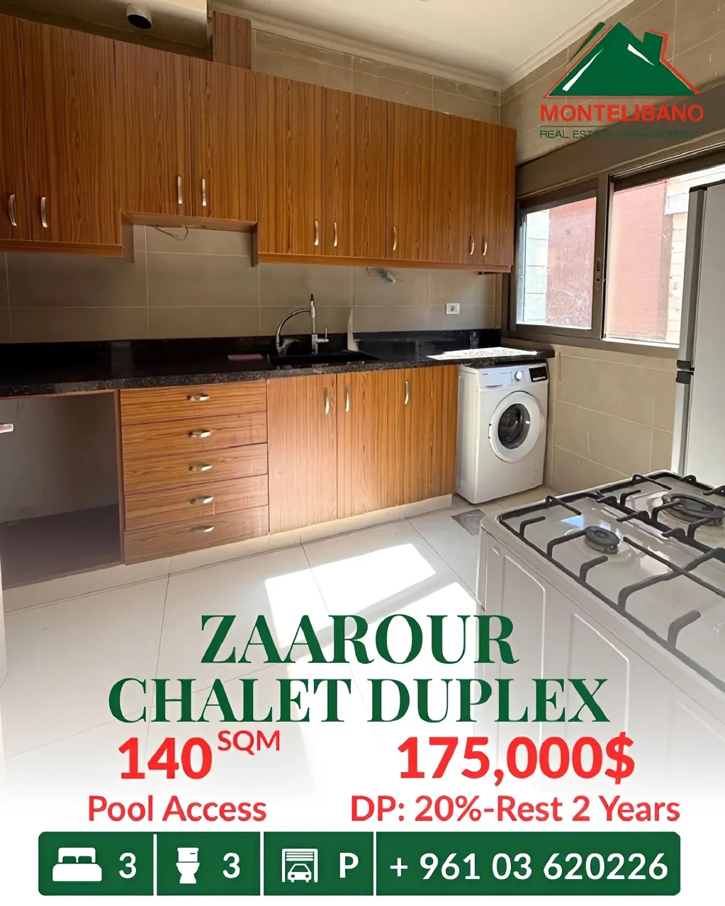 Apartment for sale in Zaarour