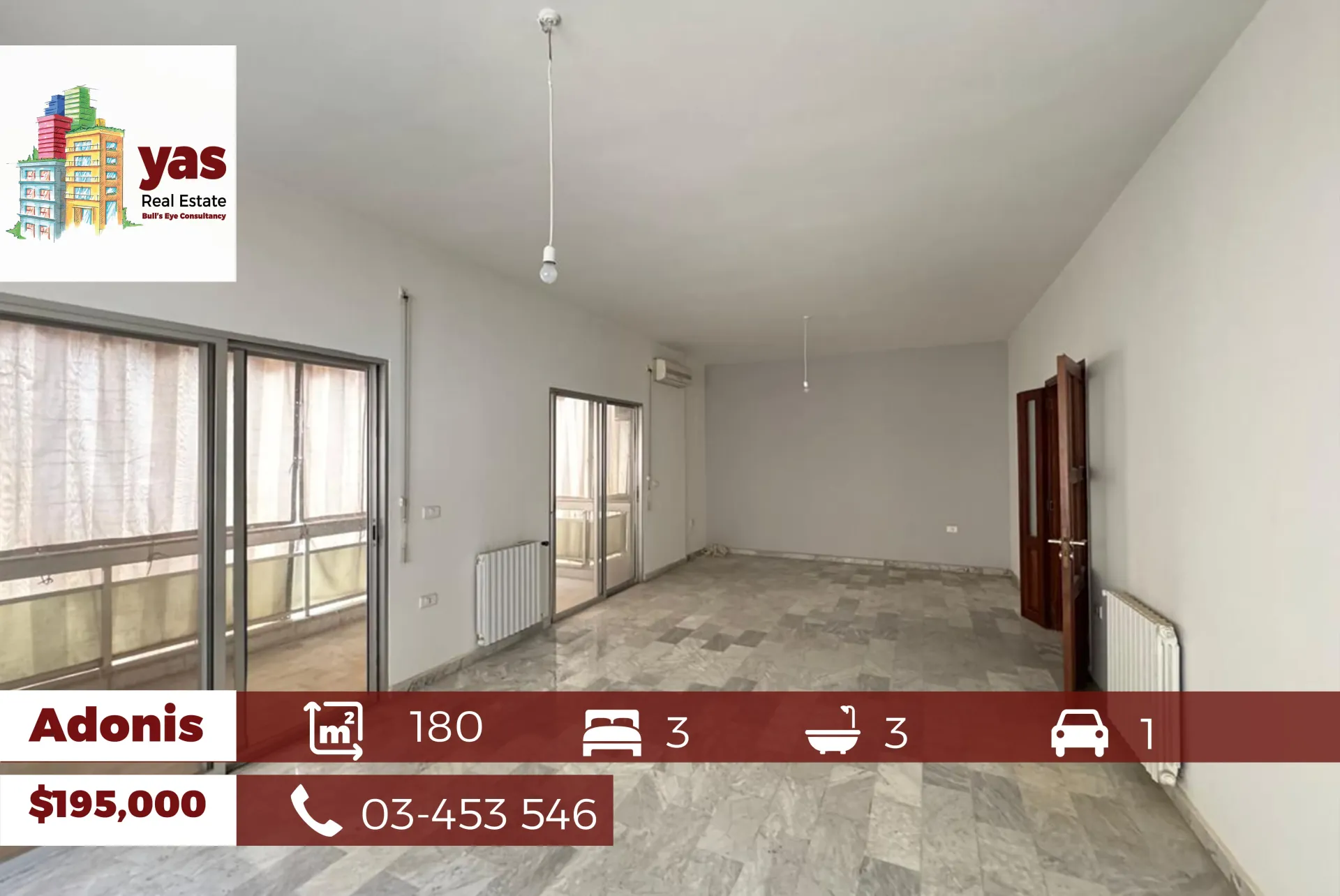 Apartment for Sale in Adonis - 3 bed, 3 bath