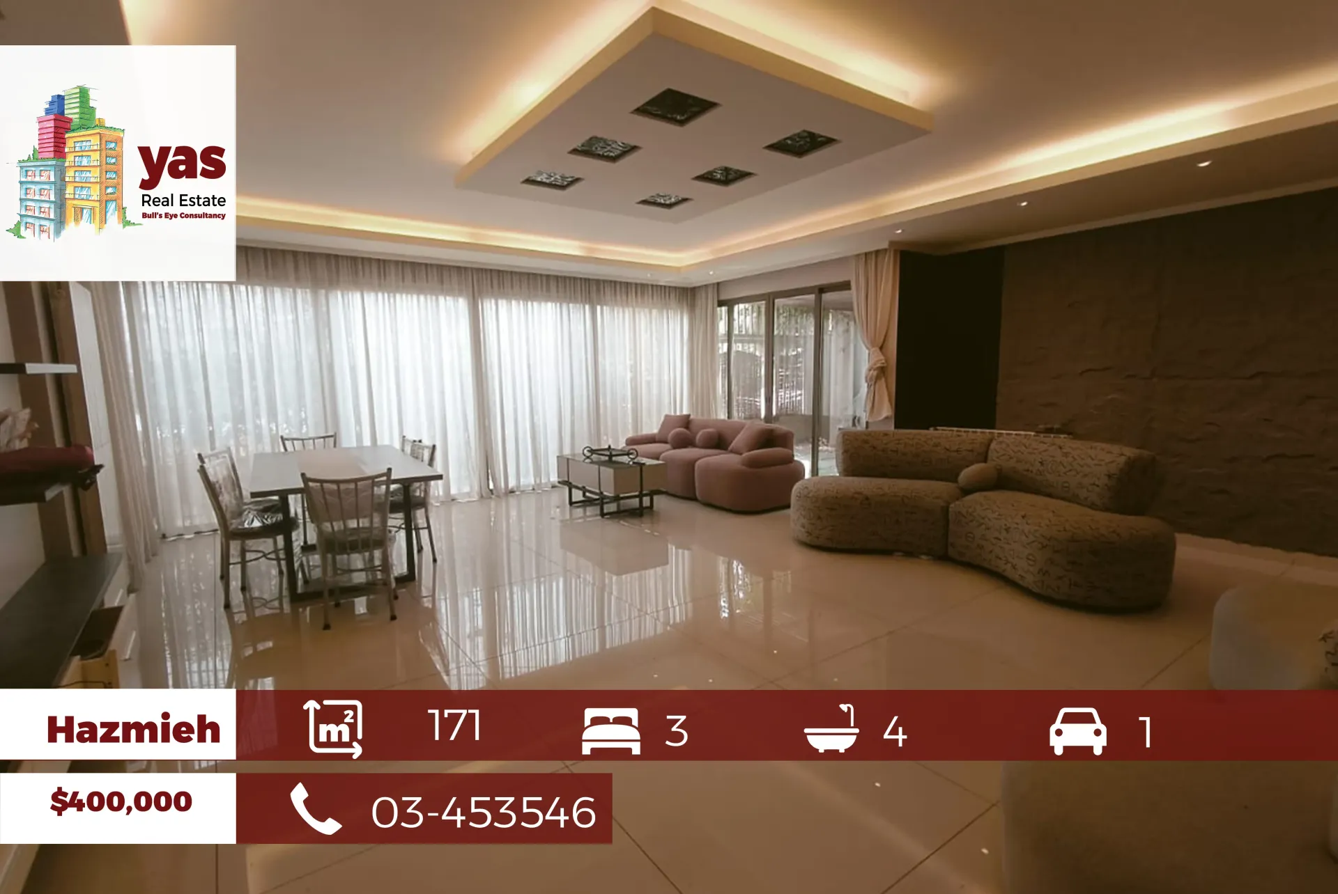 Apartment for Sale in Hazmieh