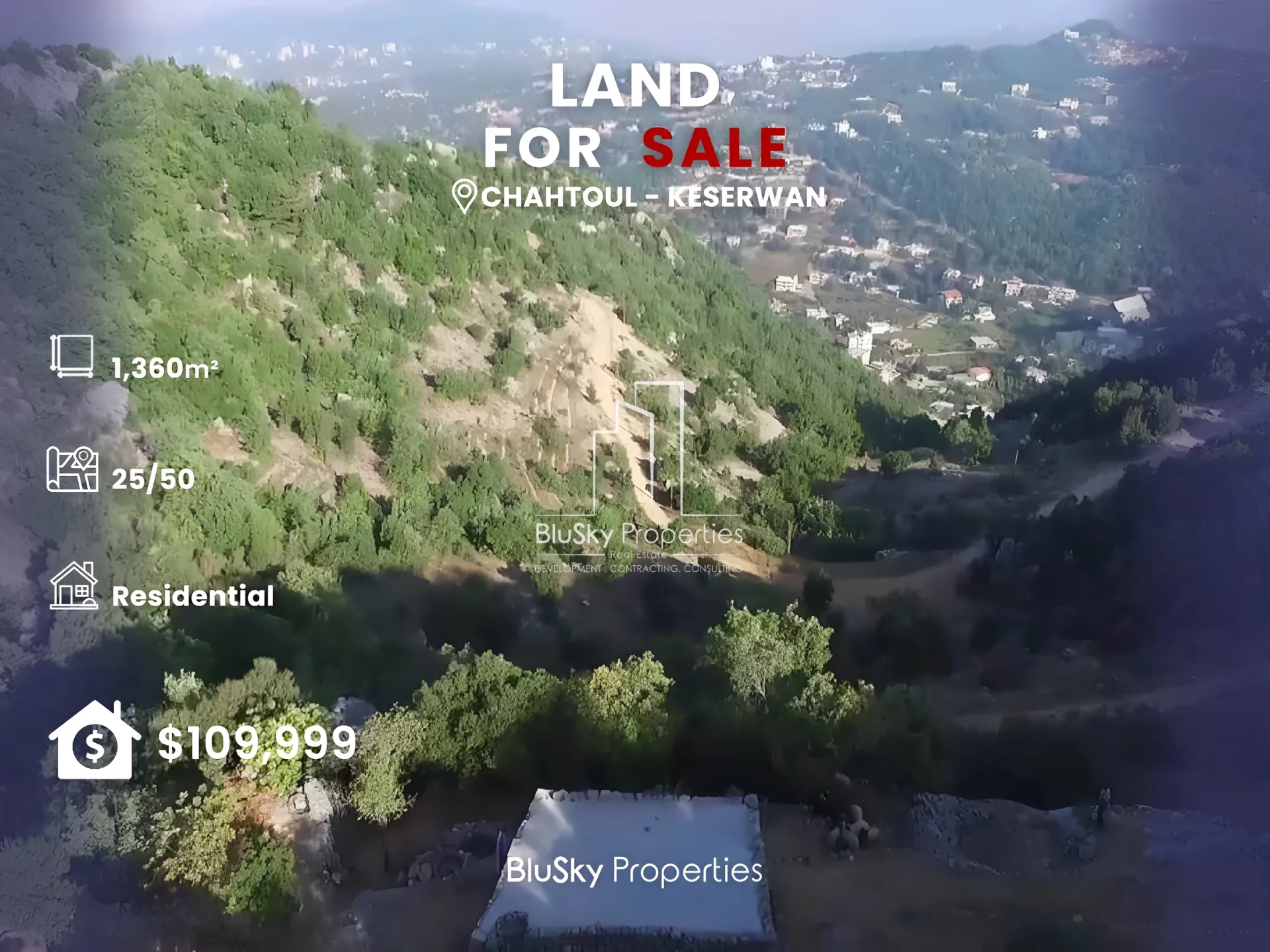 Land for Sale in Chahtoul
