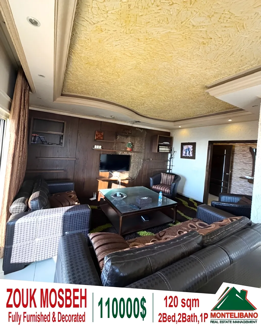 Apartment for sale in Zouk Mosbeh, Lebanon - 2 bed, 2 bath