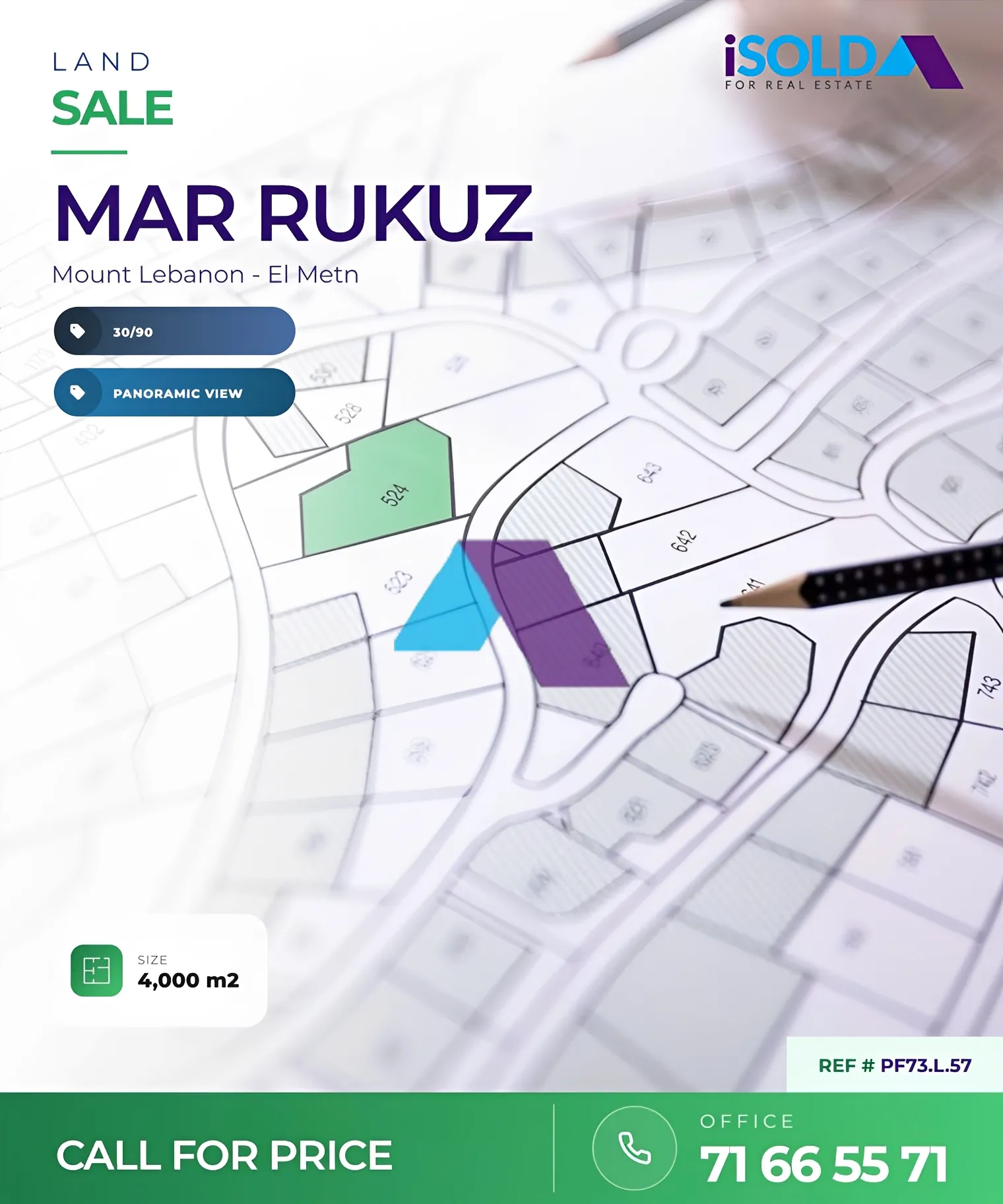 Residential Land for sale in Mar Roukouz