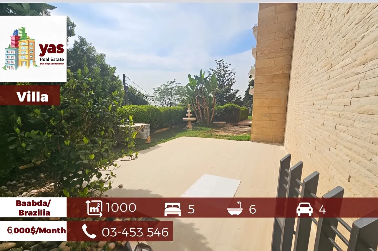 Apartment for Rent in Brazilia, Baabda - 5 bed, 6 bath