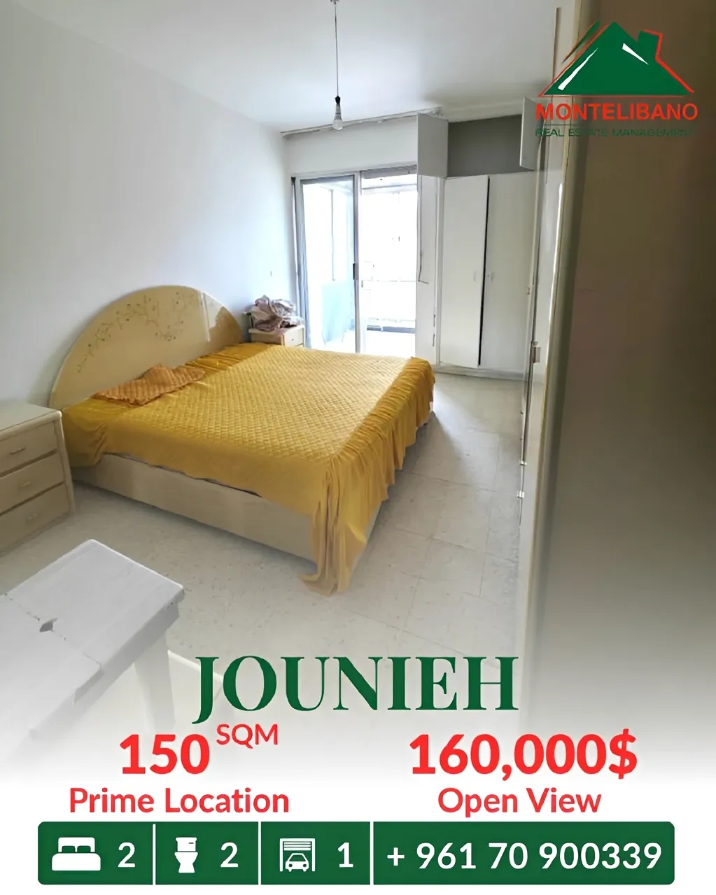Apartment for sale in Jounieh