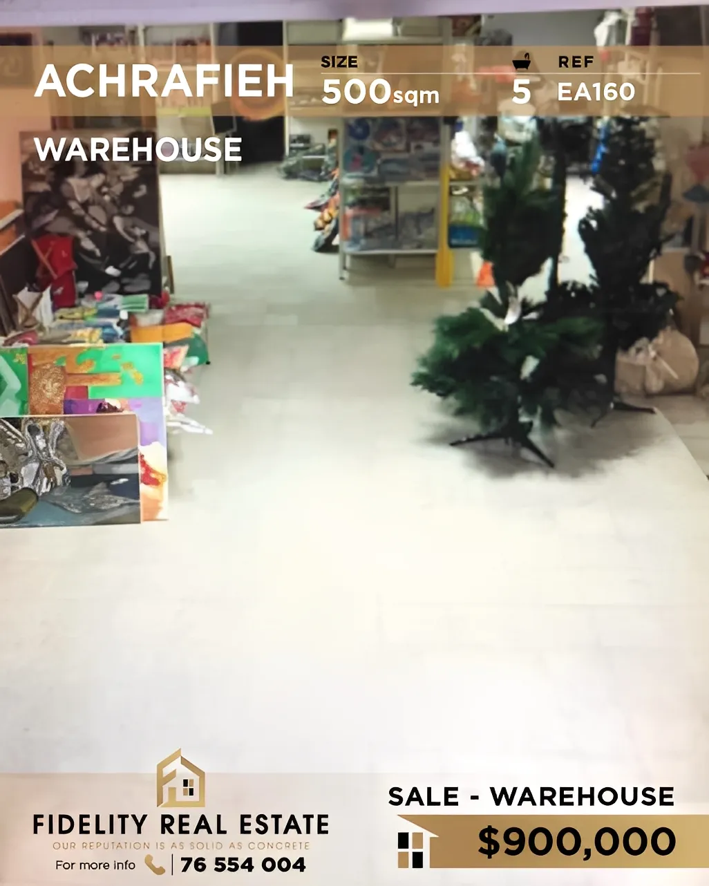 Warehouse for Sale in Achrafieh, Beirut, Lebanon