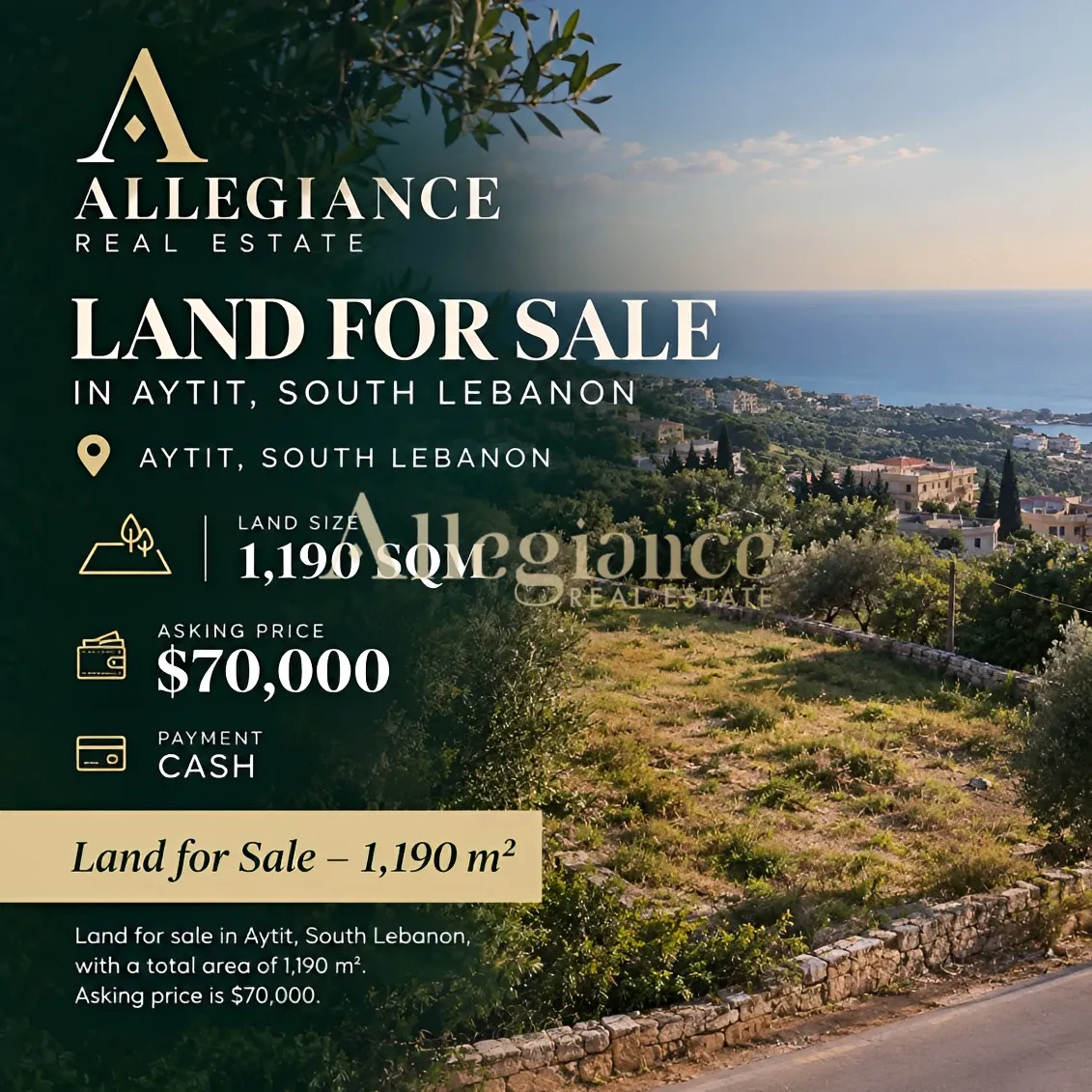 Residential Land for sale in Nabatieh