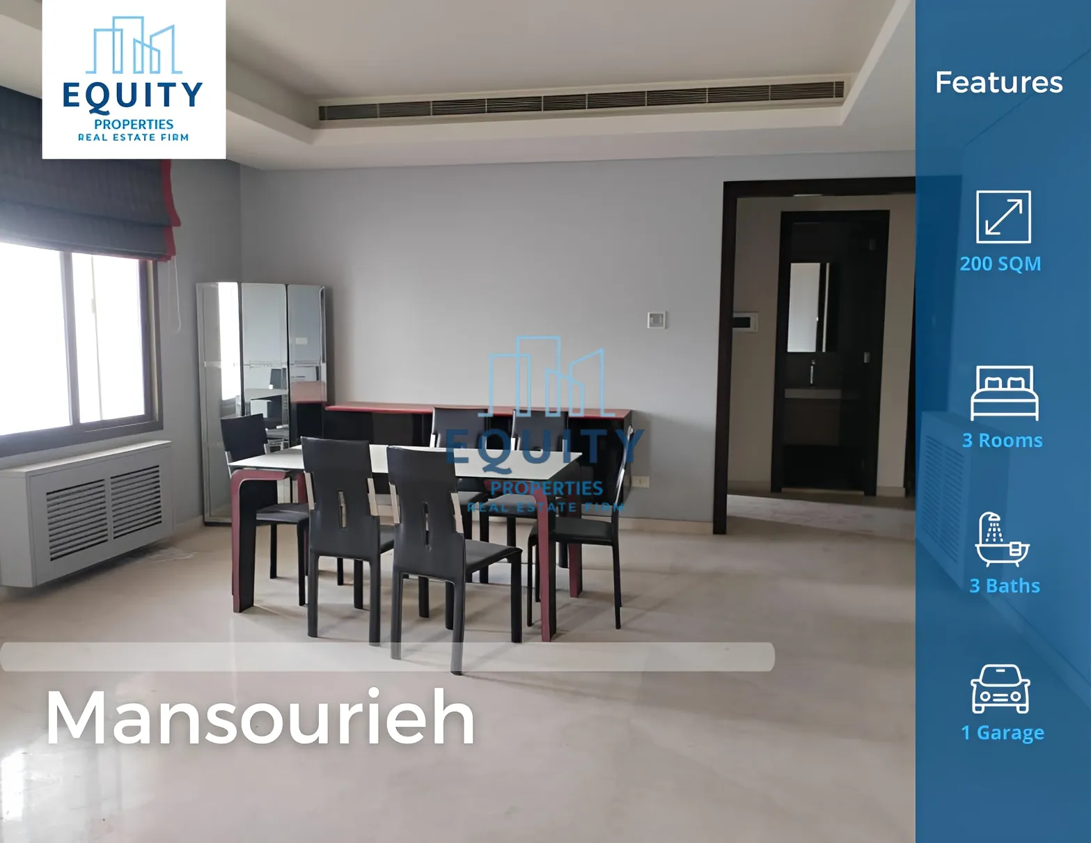 Apartment for rent in Mansourieh, Lebanon