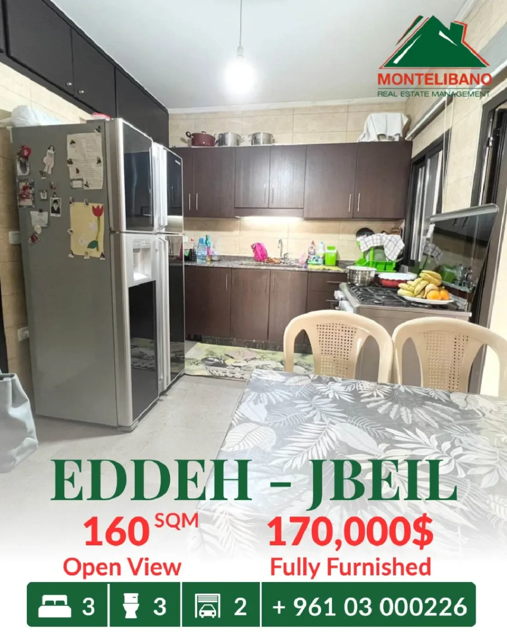 Apartment for sale in Edde, Lebanon