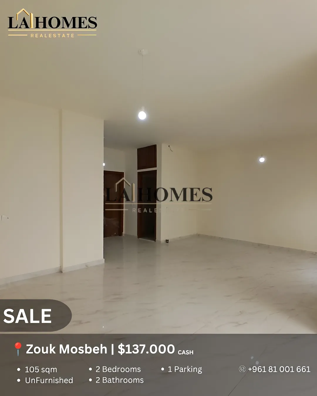 Apartment for sale in Zouk Mosbeh