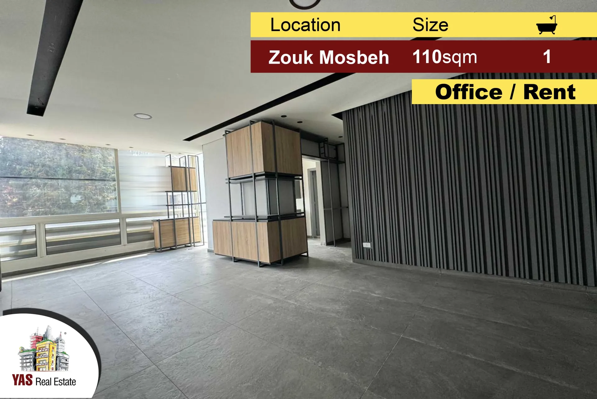 Office for rent in Zouk Mosbeh