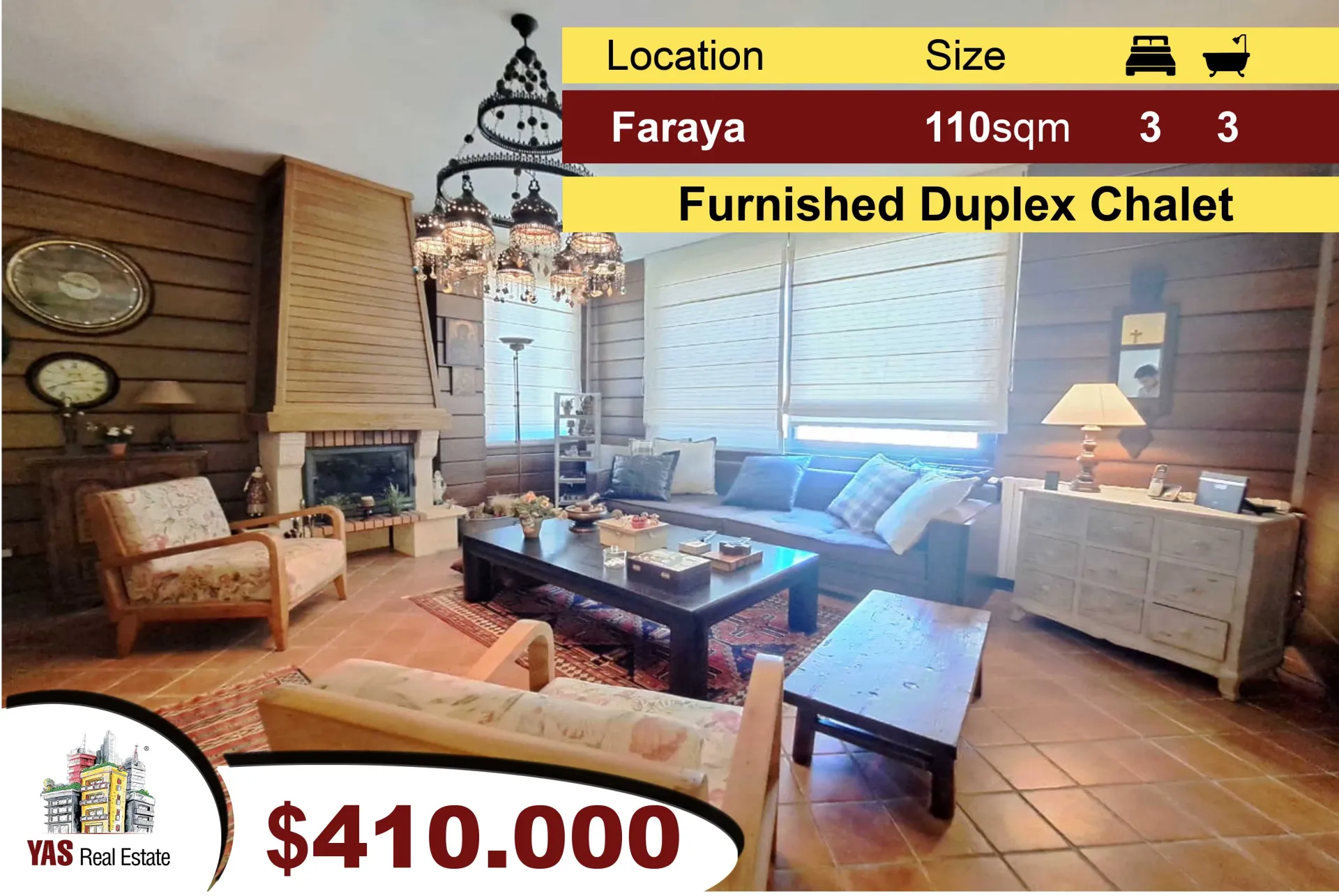 Apartment for Sale in Faraya