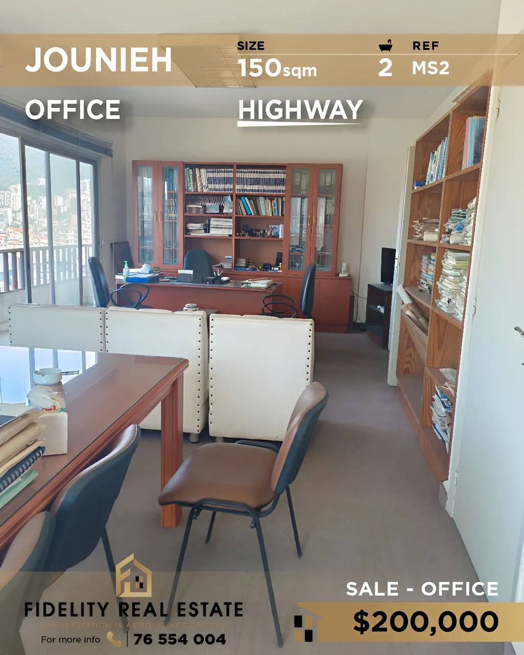 Office for sale in Jounieh, Lebanon