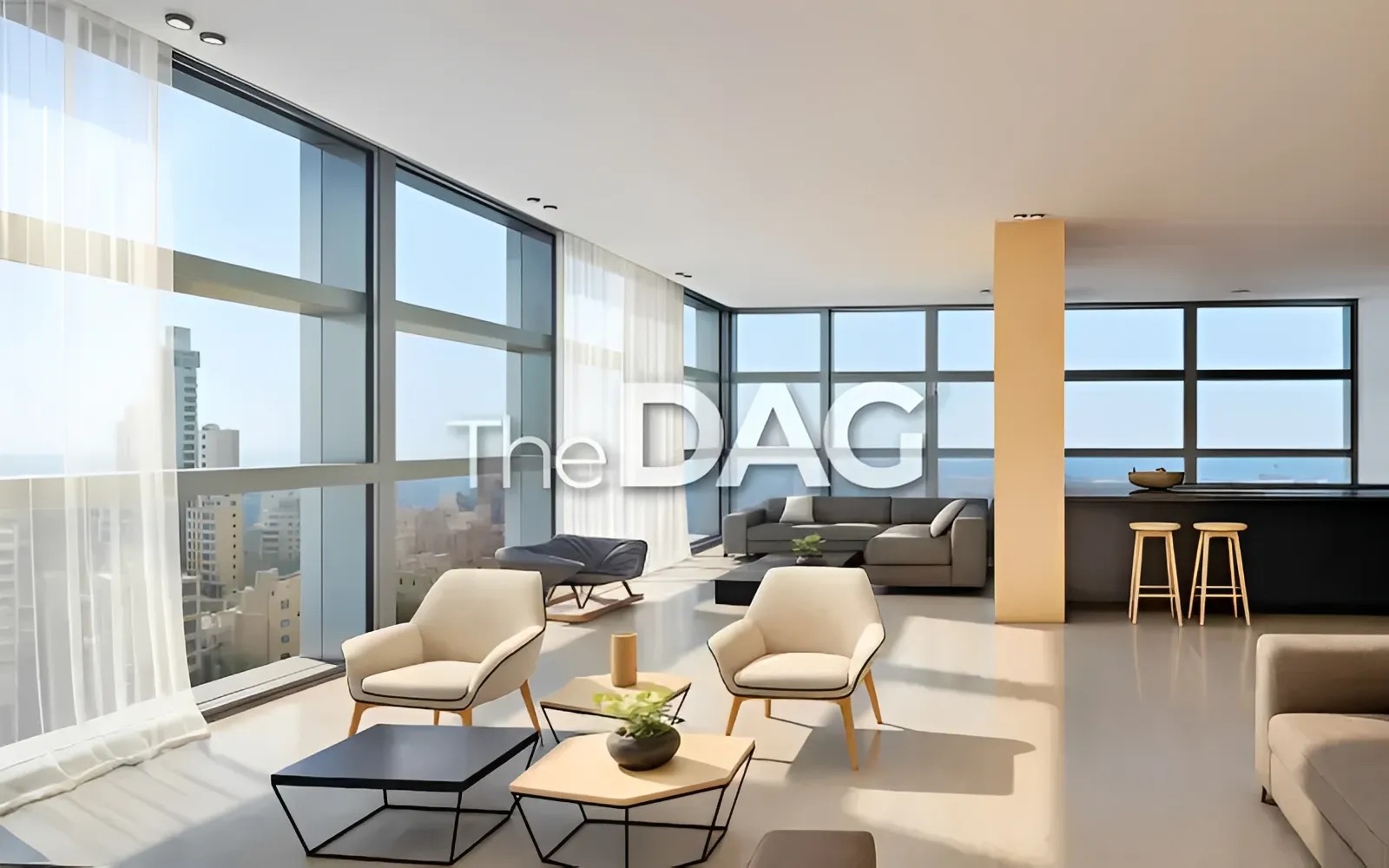 Apartment for Rent in Saifi Village, Beirut, Lebanon - 3 bed, 6 bath