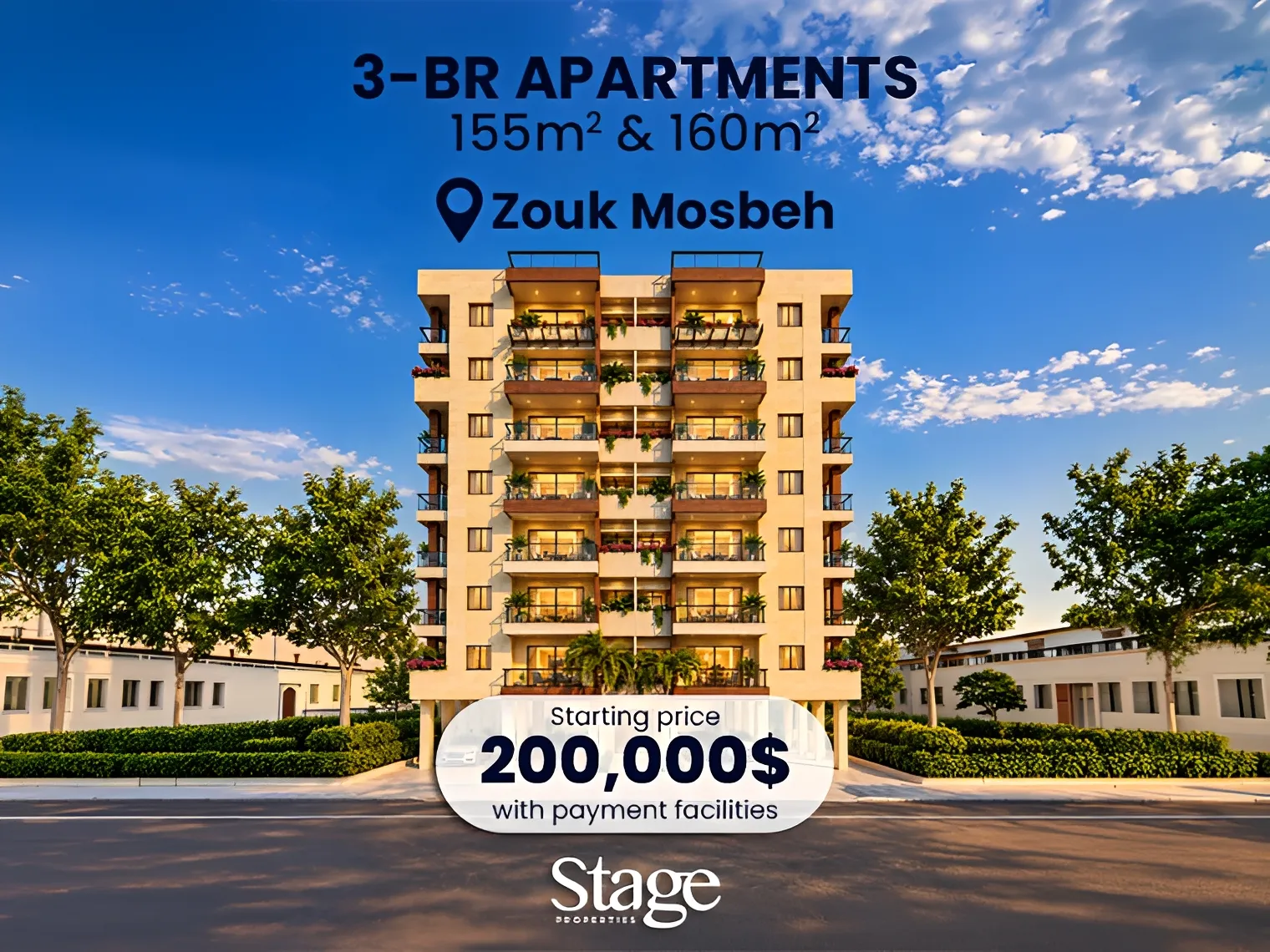 Apartment for sale in Zouk Mosbeh