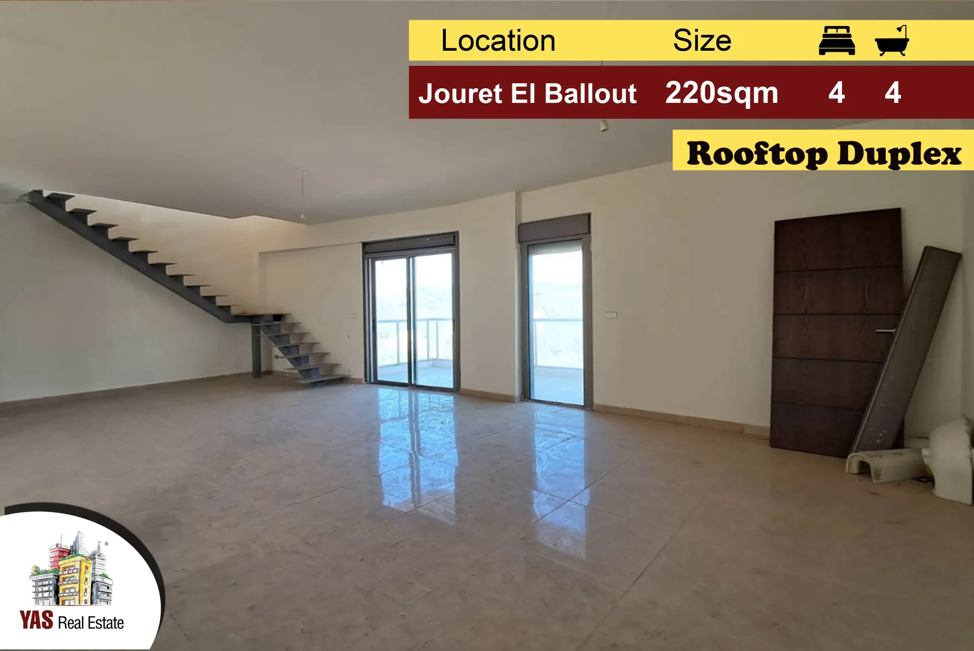 Apartment for Sale in Jouret Ballout - 4 bed, 4 bath