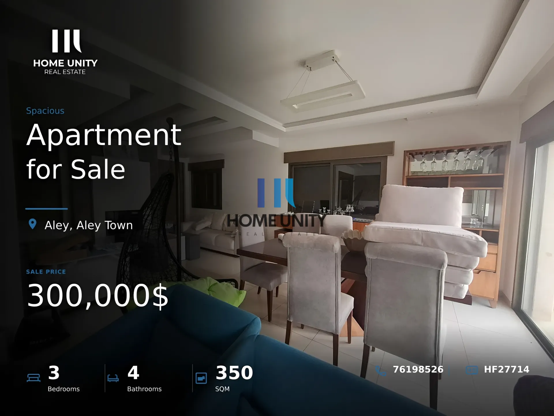 Apartment for Sale in Aley