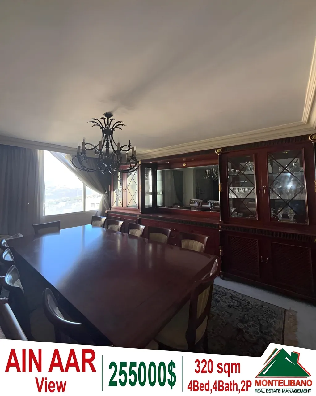 Apartment for sale in Ain Aar, Lebanon - 4 bed, 4 bath