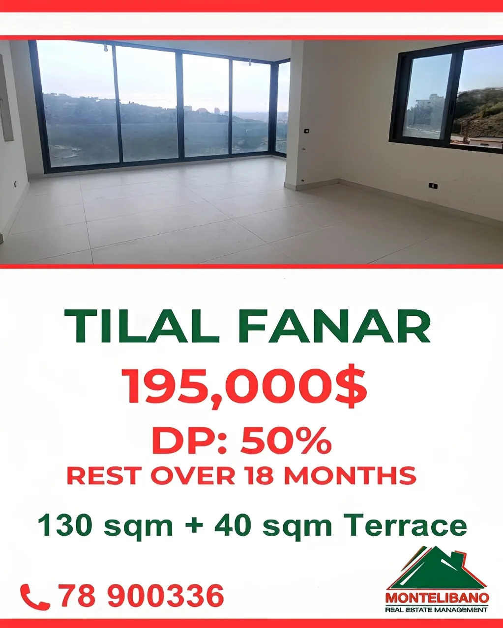 Apartment for sale in Fanar, Lebanon - 2 bed, 2 bath