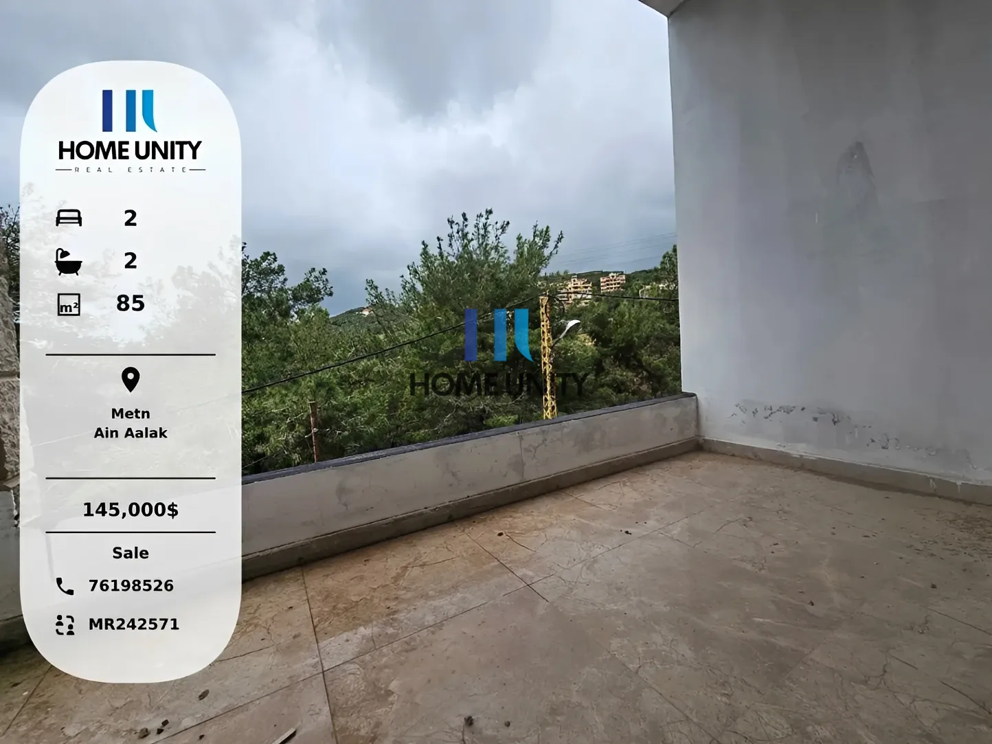 Apartment for sale in Ain Aalaq, Lebanon - 2 bed, 2 bath