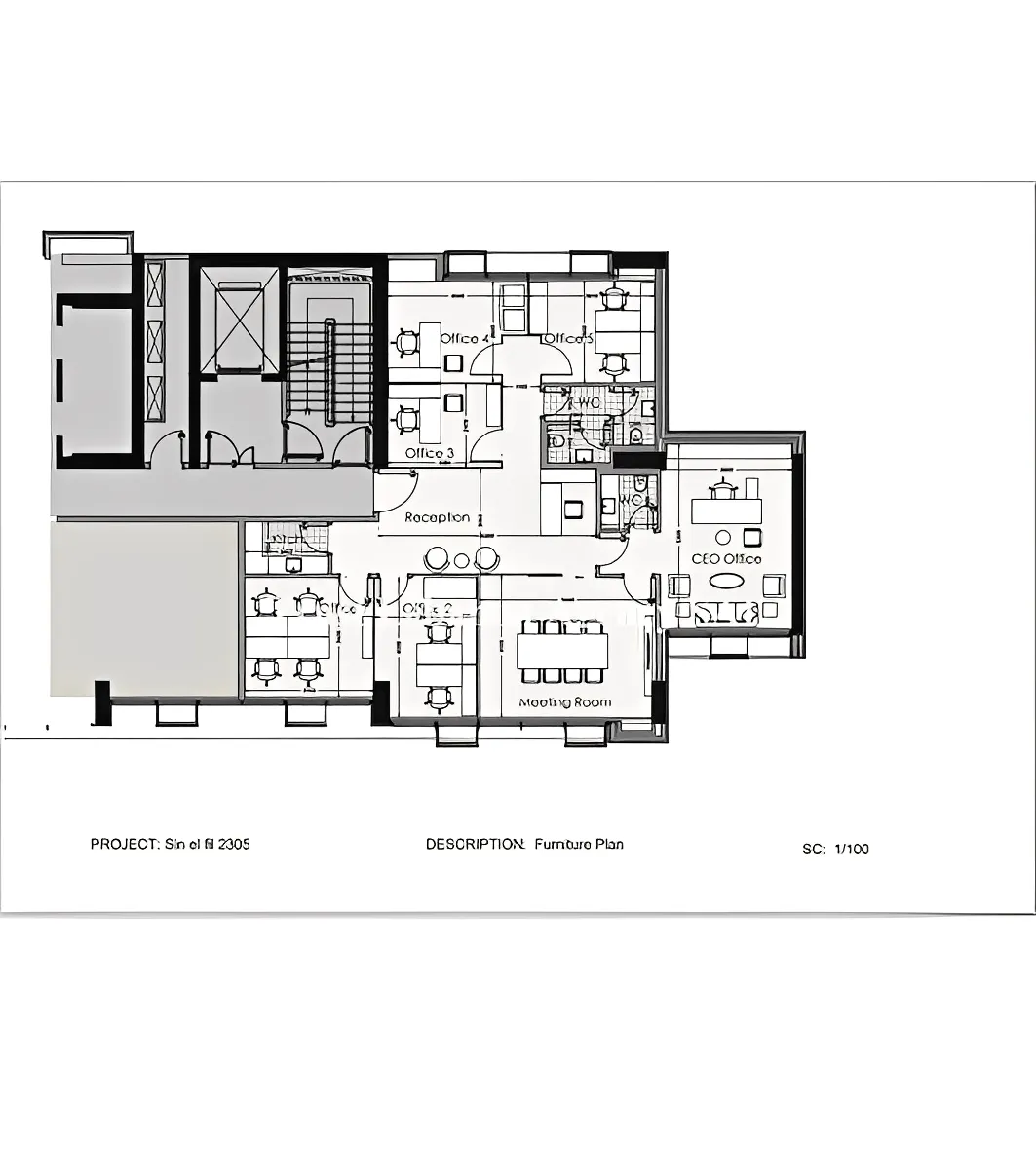 Office for rent in Metn, Sin El Fil