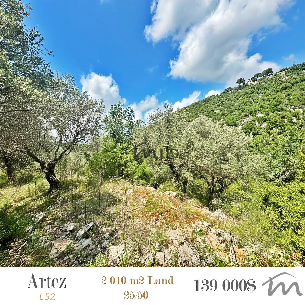 Land in Artez, lebanon