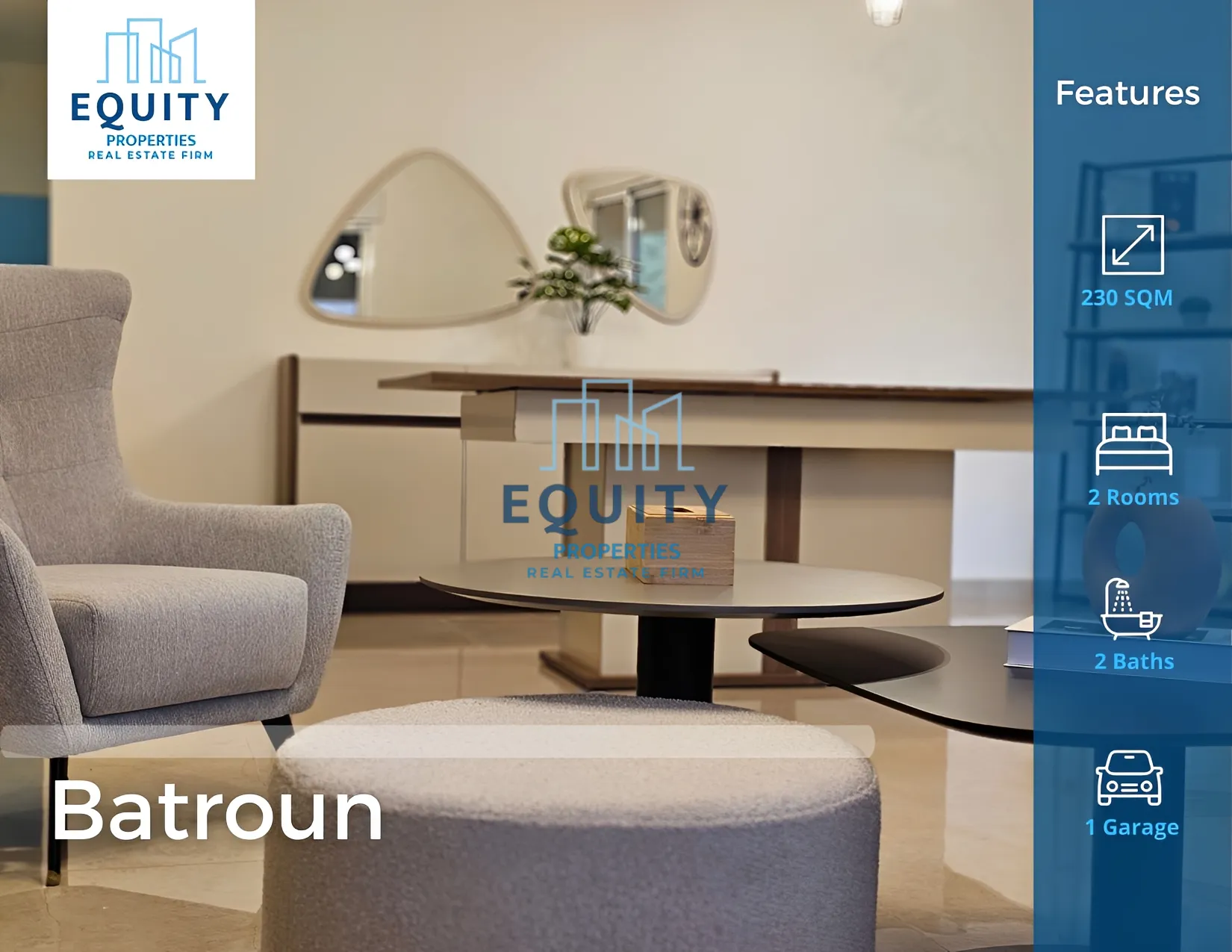 Apartment for Rent in Batroun