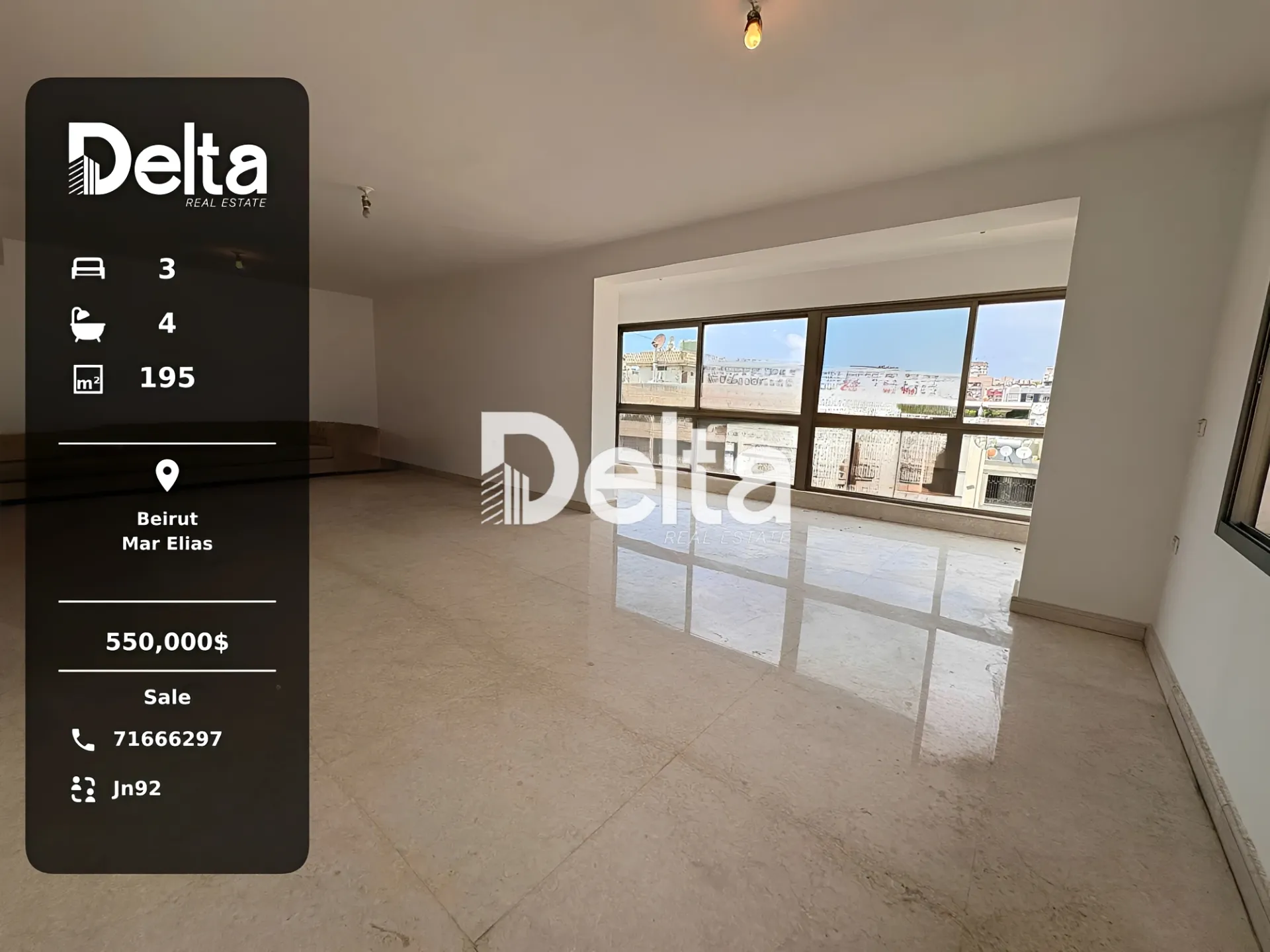 Apartment for sale in Mar elias, beirut, lebanon - 3 bed, 4.0 bath