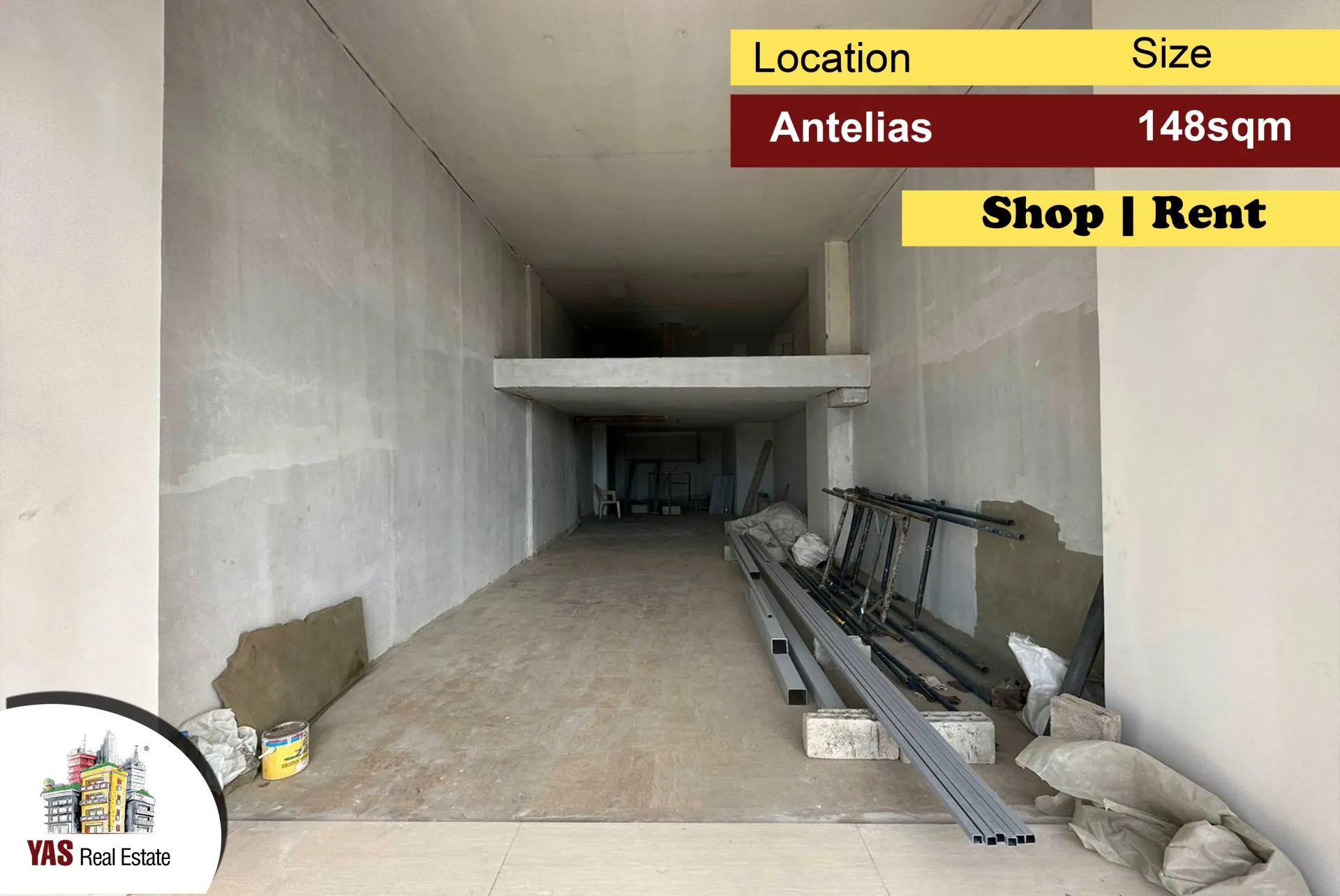 Shop for rent in Antelias