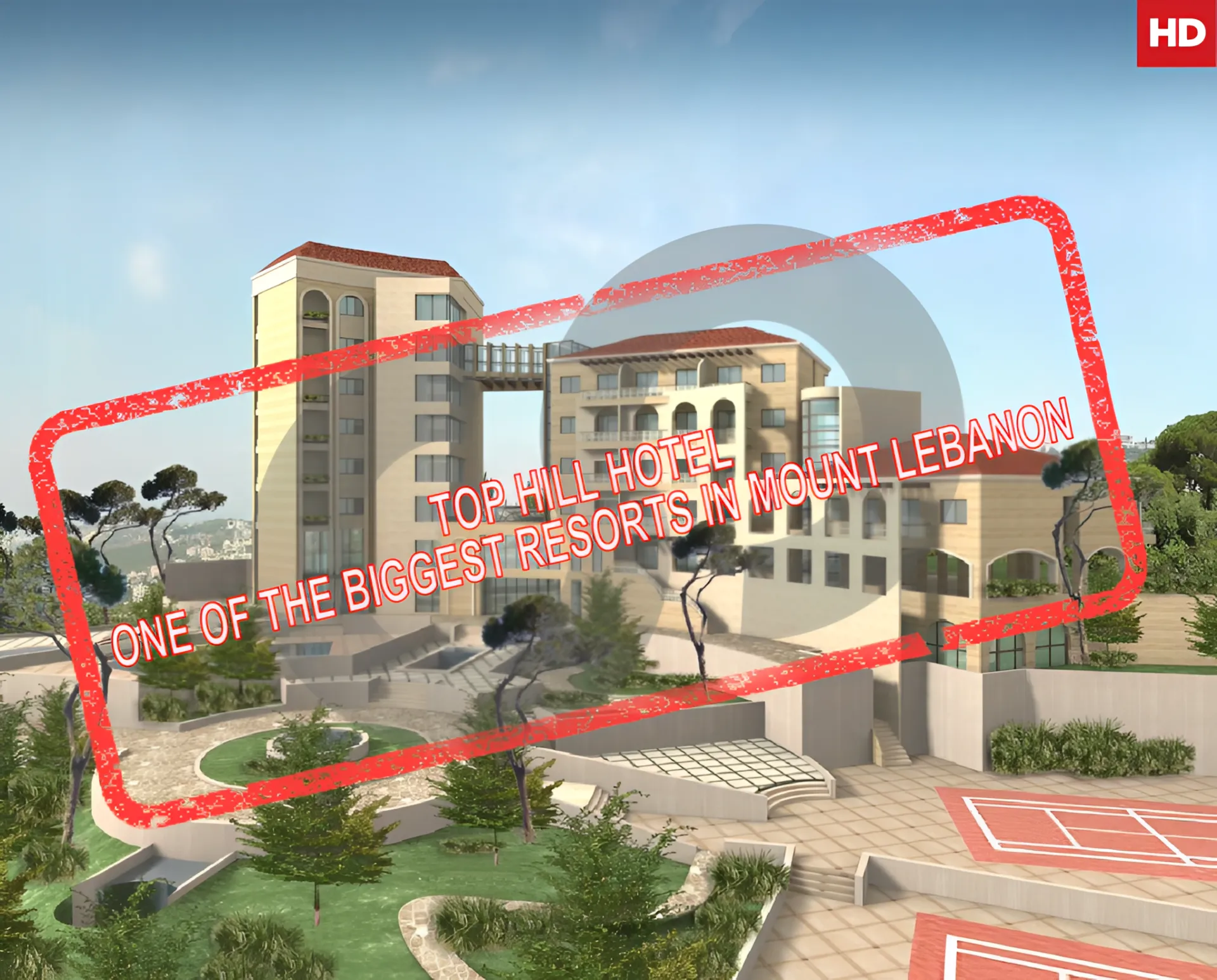 Building for Sale in Aley Overlooking Mountain and Sea View