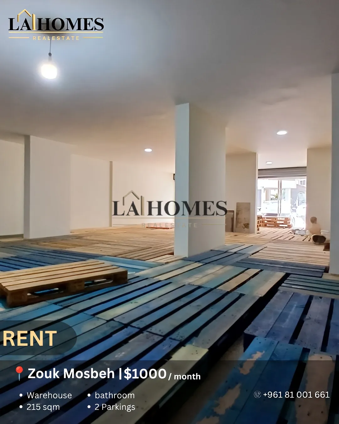 Warehouse for rent in Zouk Mosbeh
