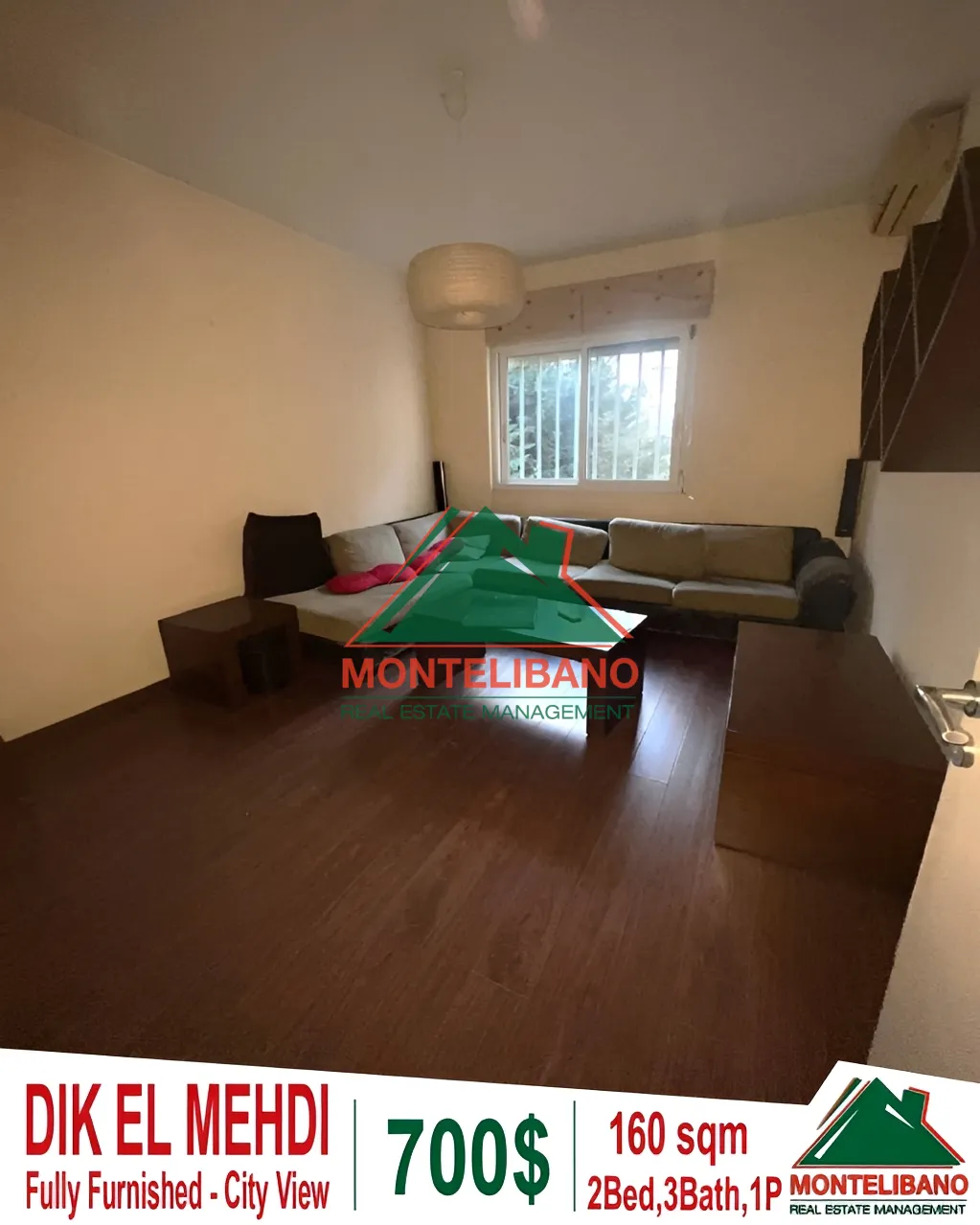 Apartment for rent in Dik El Mehdi, Lebanon - 2 bed, 3 bath