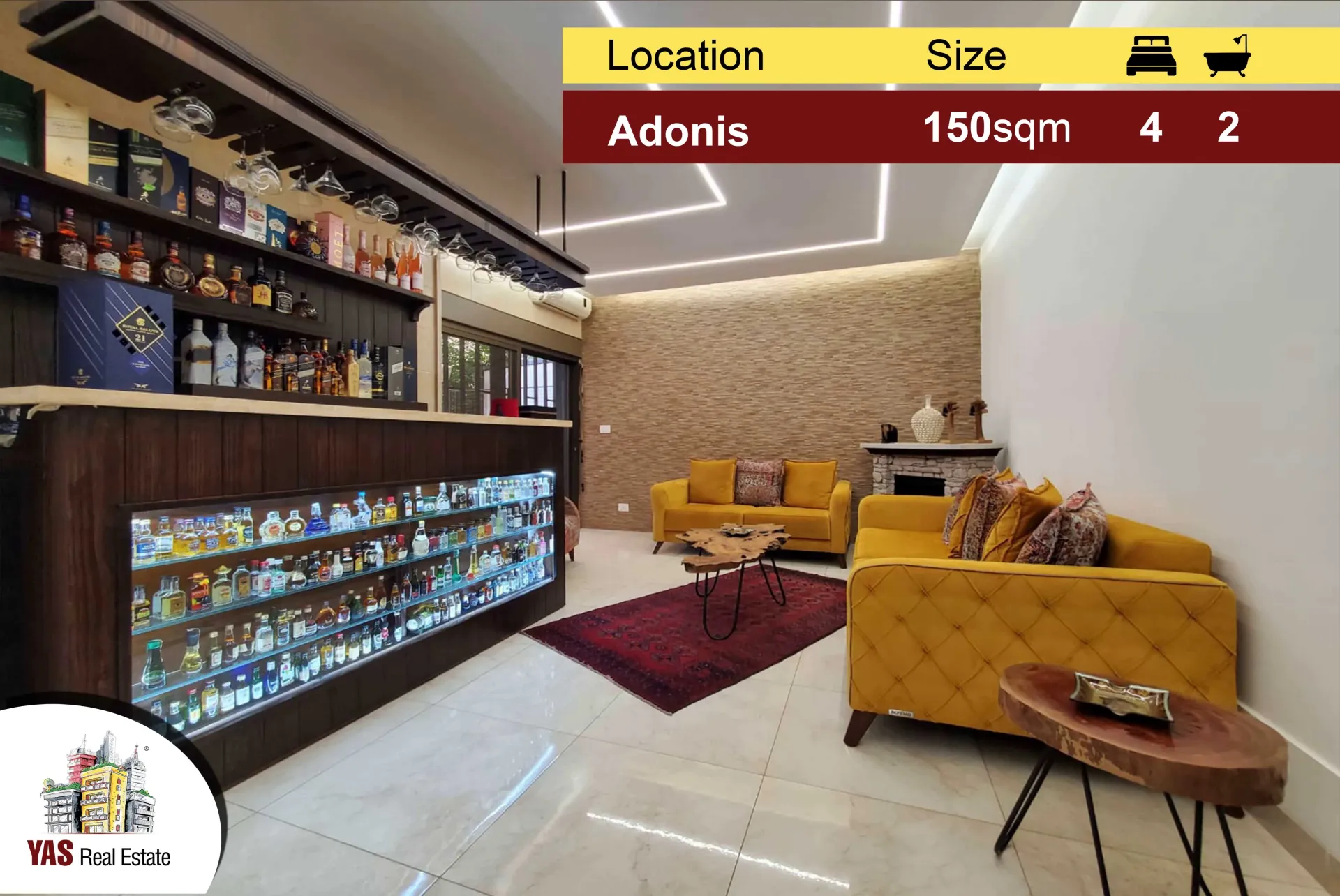 Apartment for Sale in Adonis - 4 bed, 2 bath
